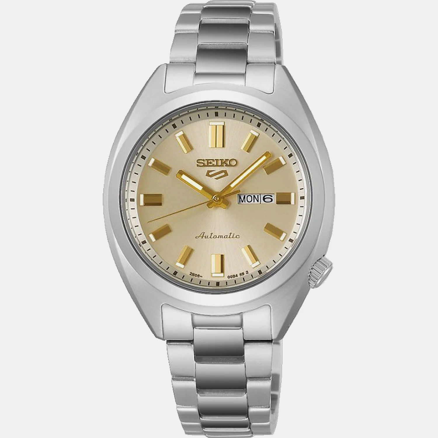 5 Sports Women Automatic Beige Dial Analog Stainless Steel Watch SRE023K1 - Image 2