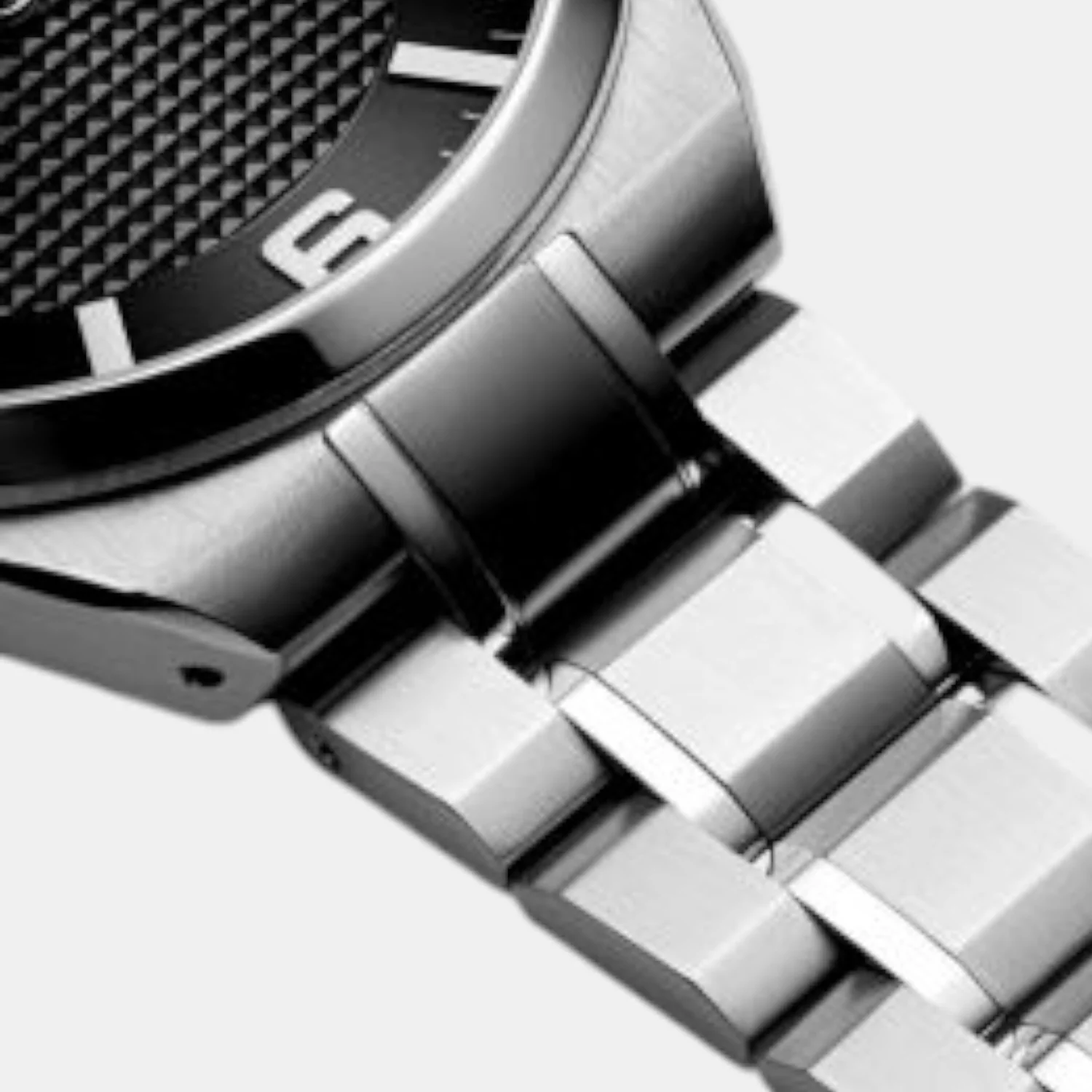 Men Quartz Black Dial Analog Stainless Steel Watch A8343.5154Q - Image 4