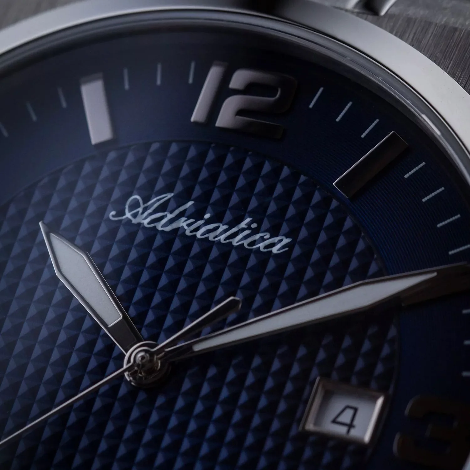 Men Quartz Blue Dial Analog Stainless Steel Watch A8343.5155Q - Image 2