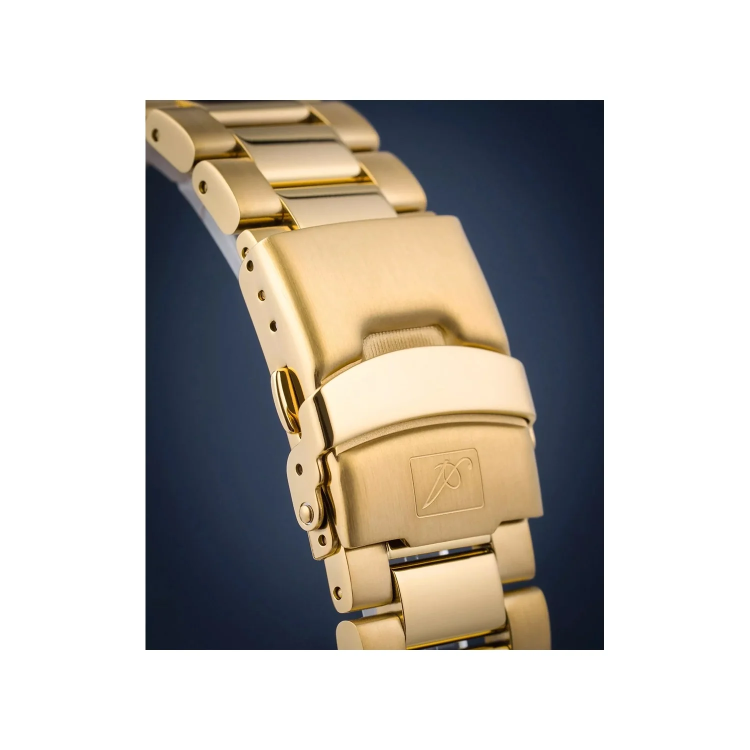 Men Quartz Champagne Dial Chronograph Stainless Steel Watch A1139.1111CHN - Image 5