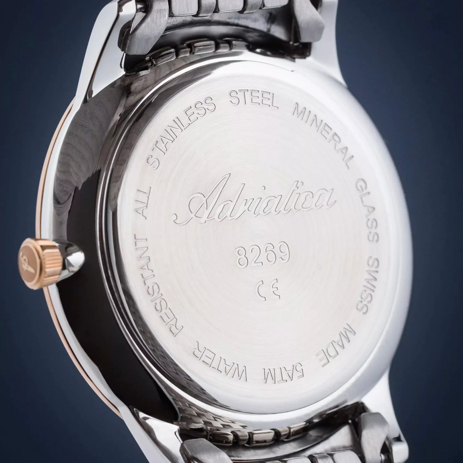 Men Quartz Gun Dial Analog Stainless Steel Watch A8269.R156Q - Image 4