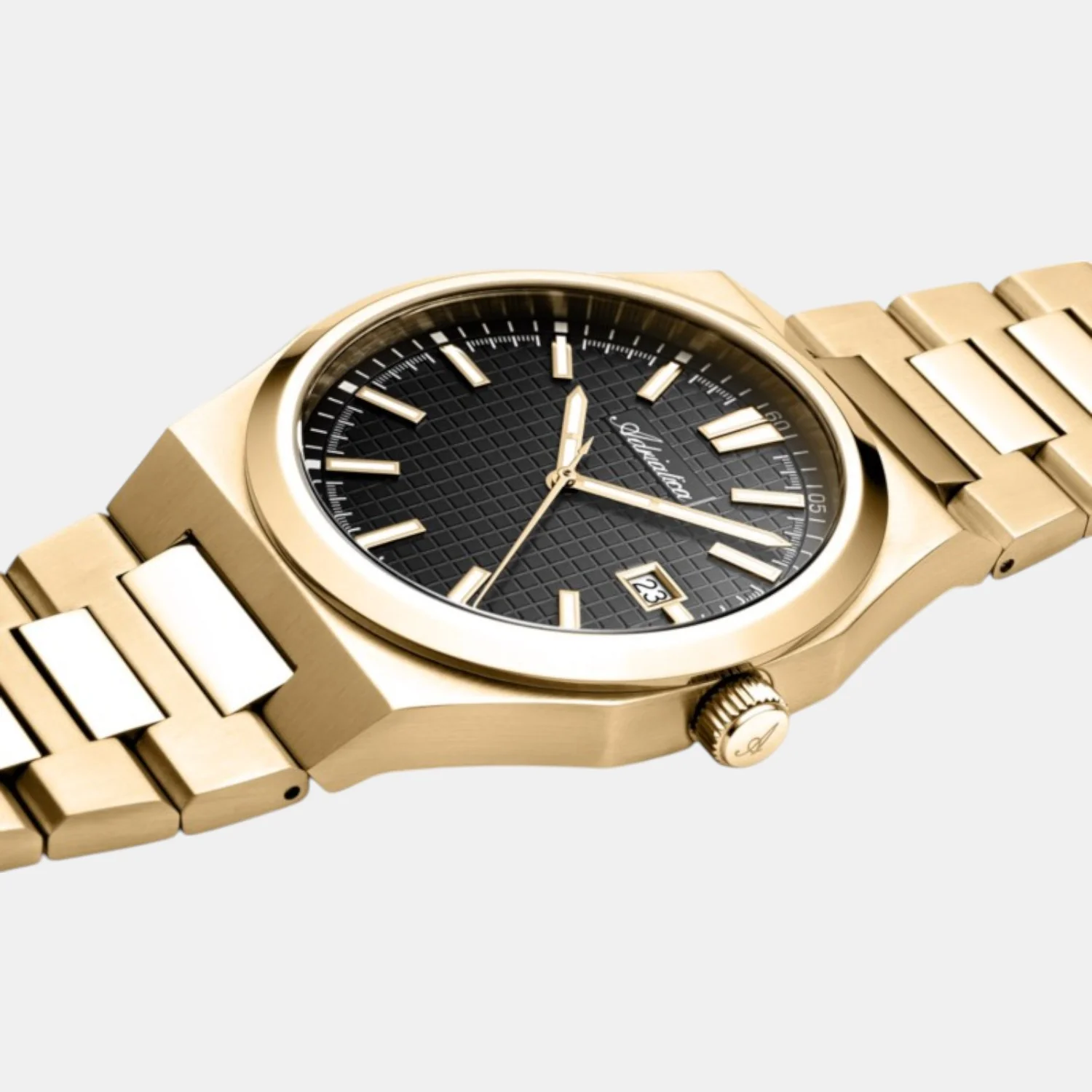 Men Quartz Gun Dial Analog Stainless Steel Watch A8326.1116Q - Image 2