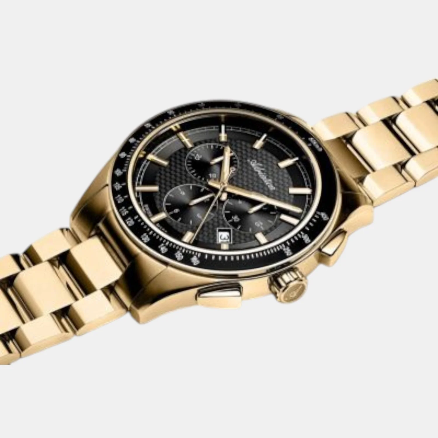 Men Quartz Gun Dial Chronograph Stainless Steel Watch A8245.1116CH - Image 4