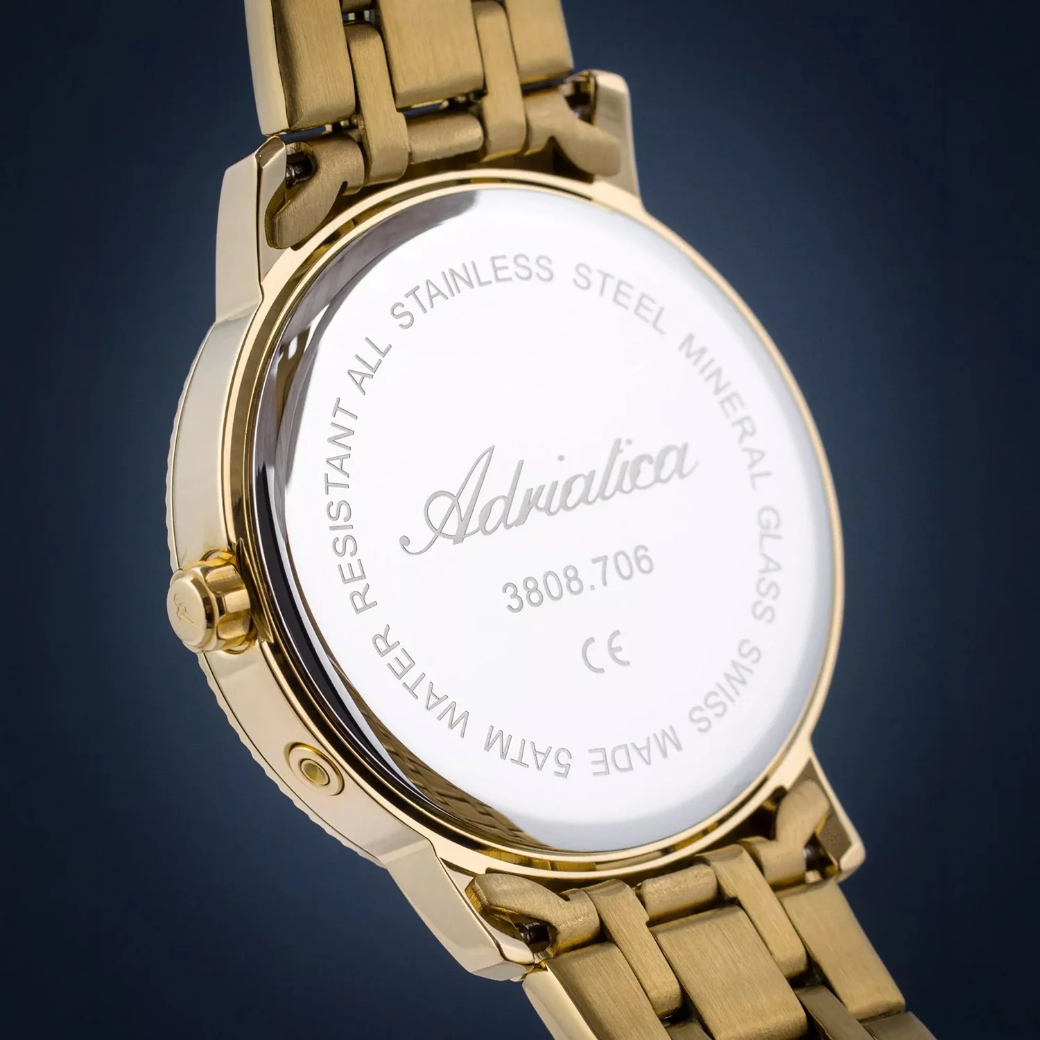 Moonphase For Her Women Quartz Grey Dial Multi-Function Stainless Steel Watch A3808.1117QF - Image 9