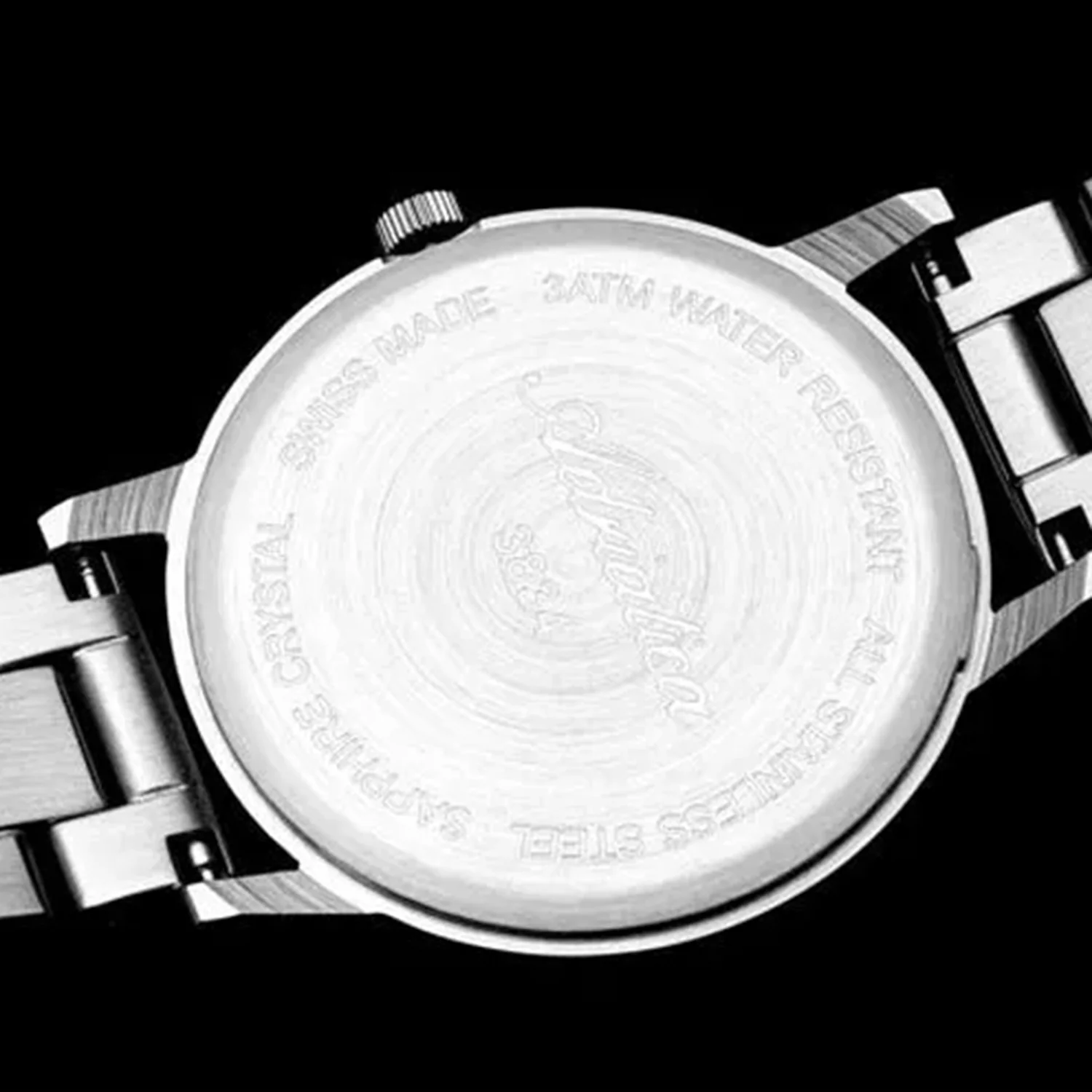 Moonphase For Her Women Quartz Grey Dial Multi-Function Stainless Steel Watch A3834.R1R7QF - Image 9