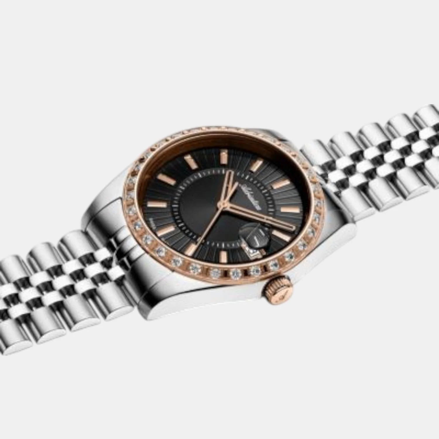 Precious Women Quartz Black Dial Analog Stainless Steel Watch A3801.R116QZ - Image 4