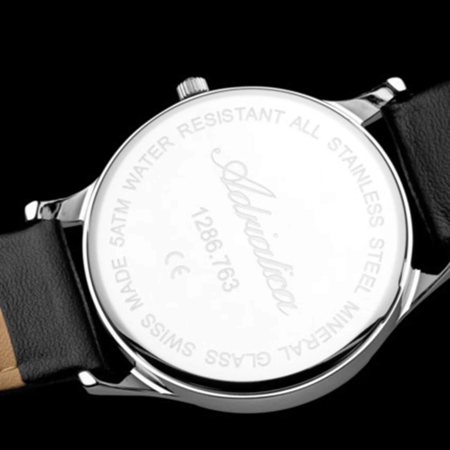 Premiere Men Quartz Blue Dial Analog Leather Watch A1286.5215Q - Image 4