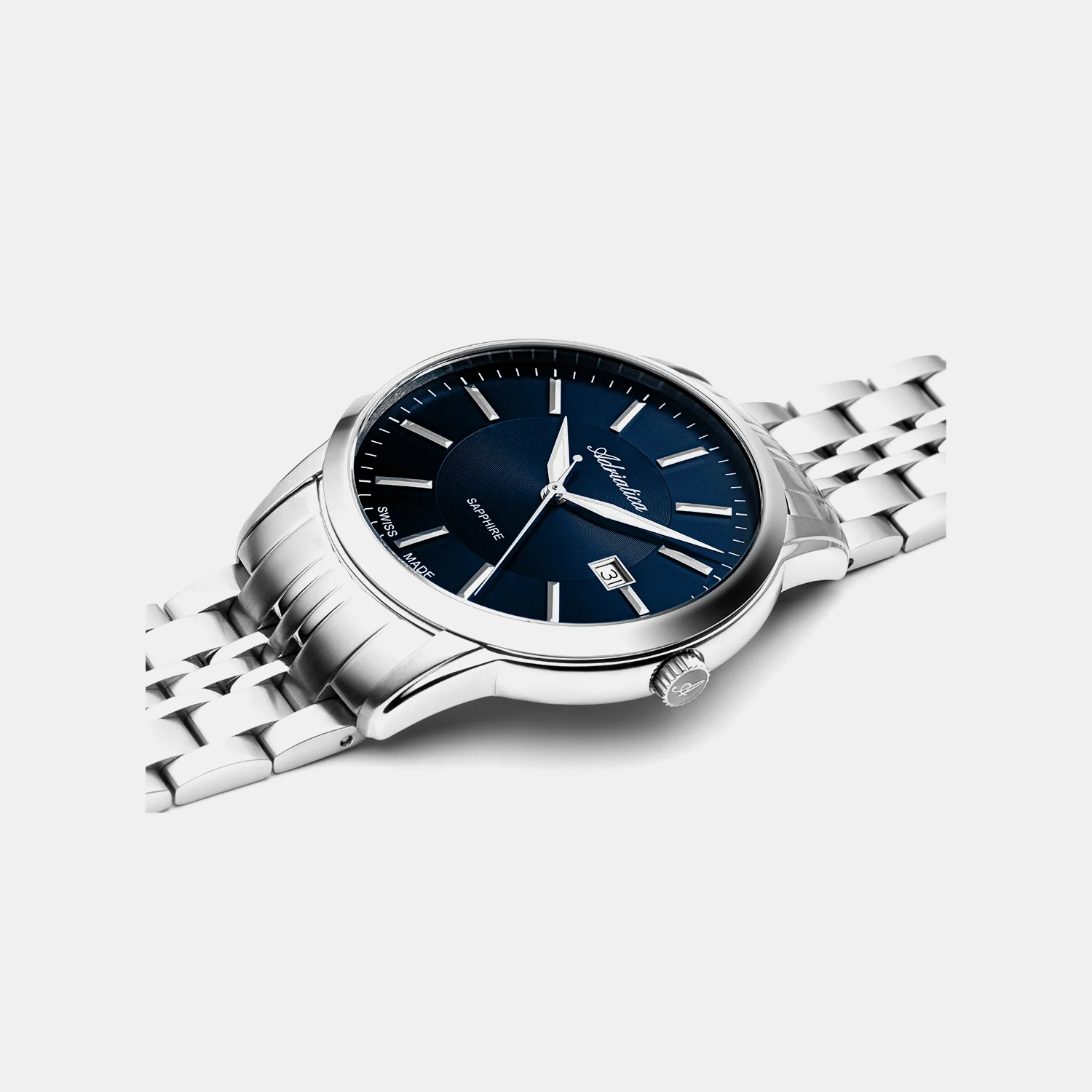 Premiere Men Quartz Blue Dial Analog Stainless Steel Watch A8306.5115Q - Image 2
