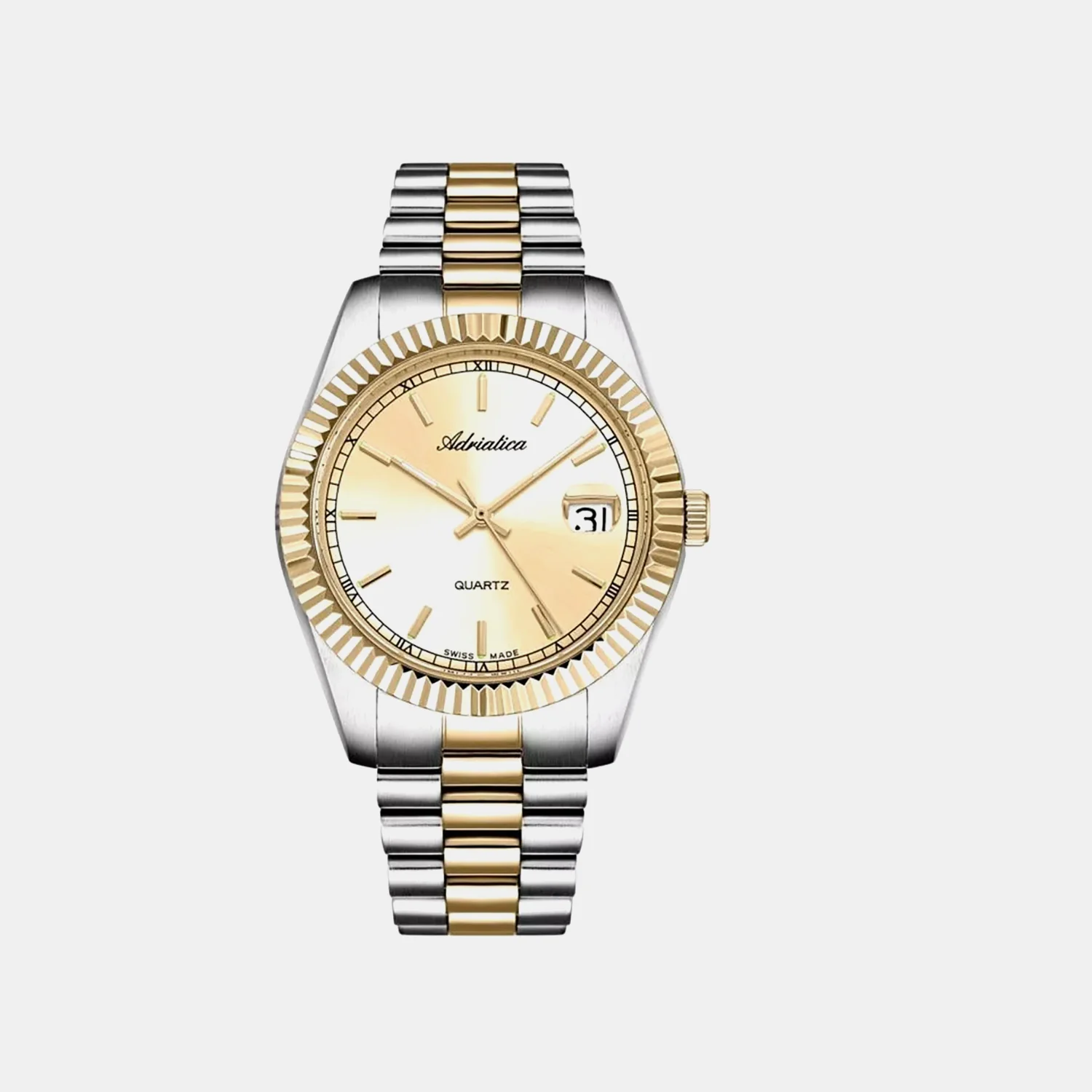 Premiere Men Quartz Champagne Dial Analog Stainless Steel Watch A1090.2111Q - Image 2