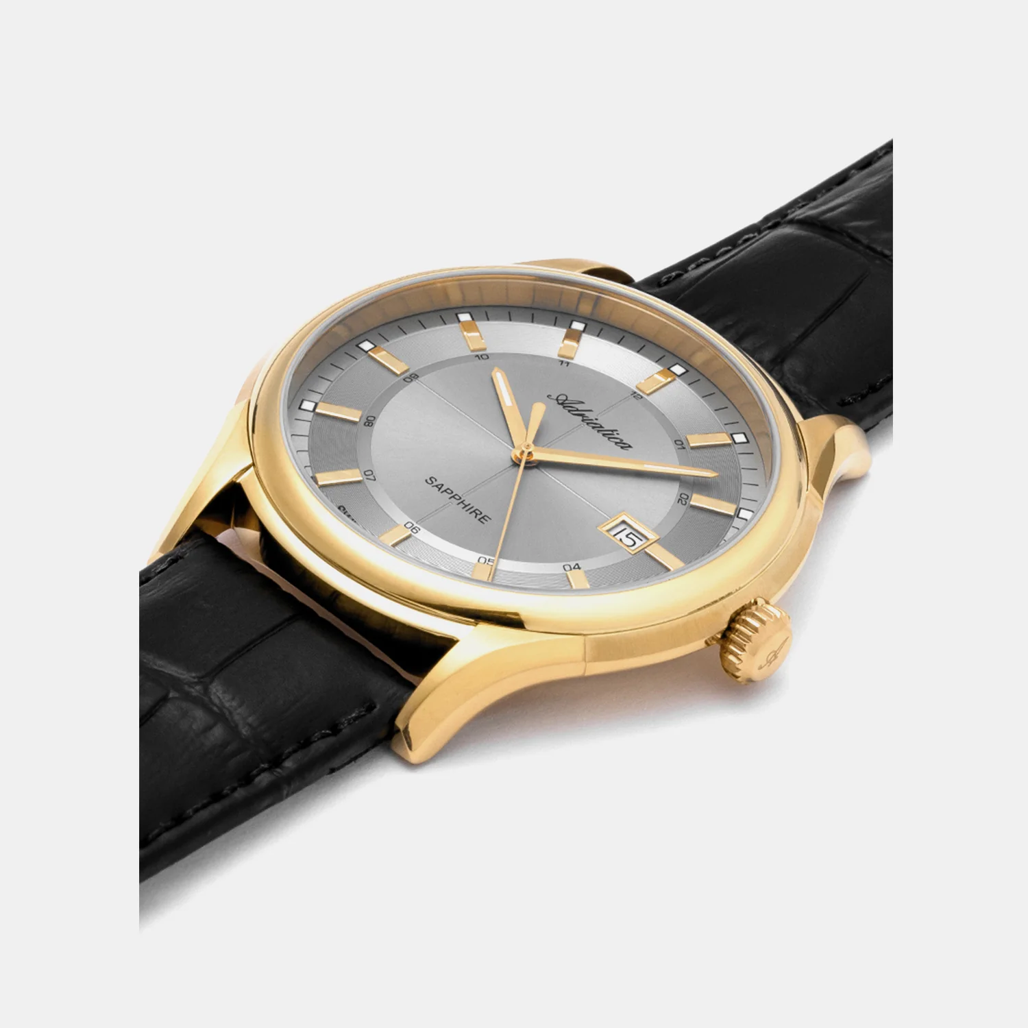 Premiere Men Quartz Grey Dial Analog Leather Watch A2804.1217Q - Image 3
