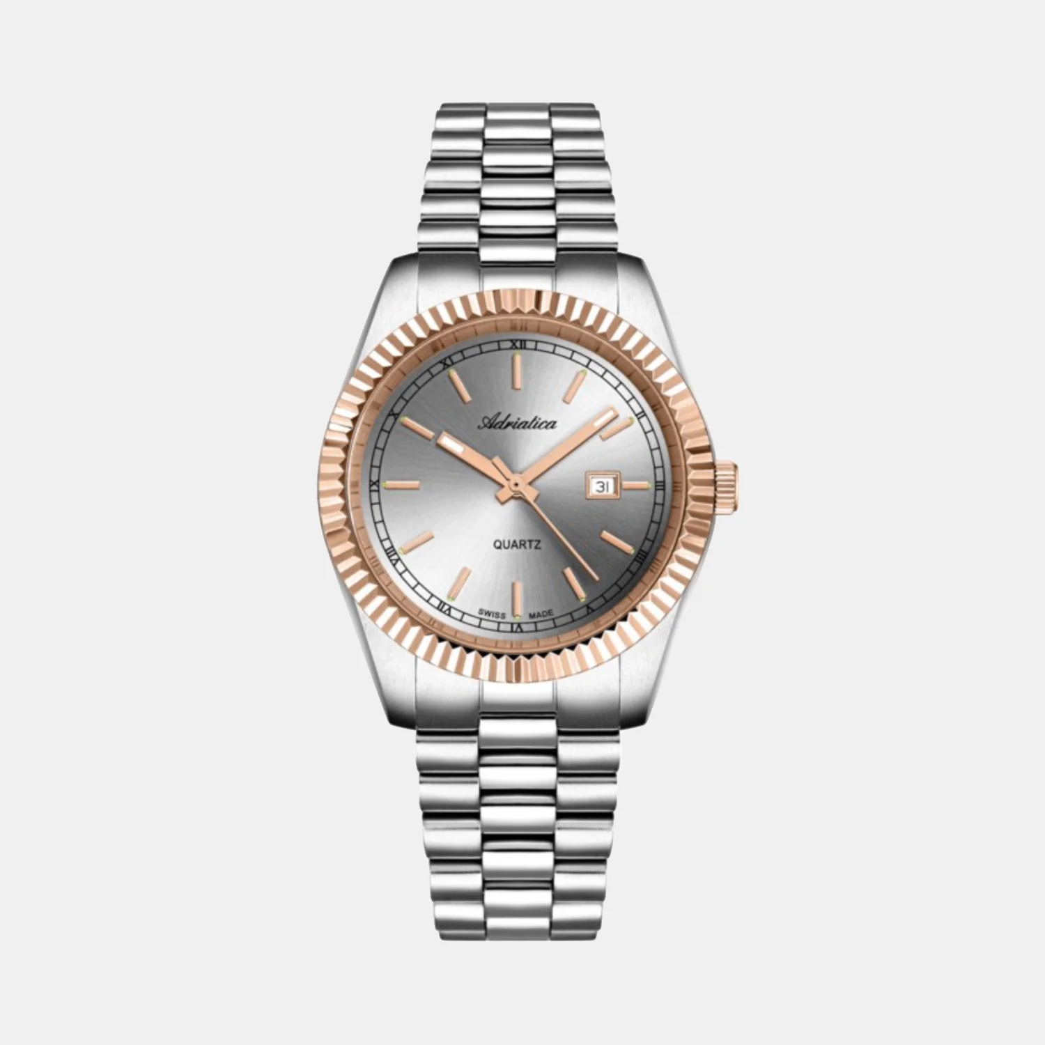 Women Quartz Grey Dial Analog Stainless Steel Watch A3090.R117QXL - Image 2