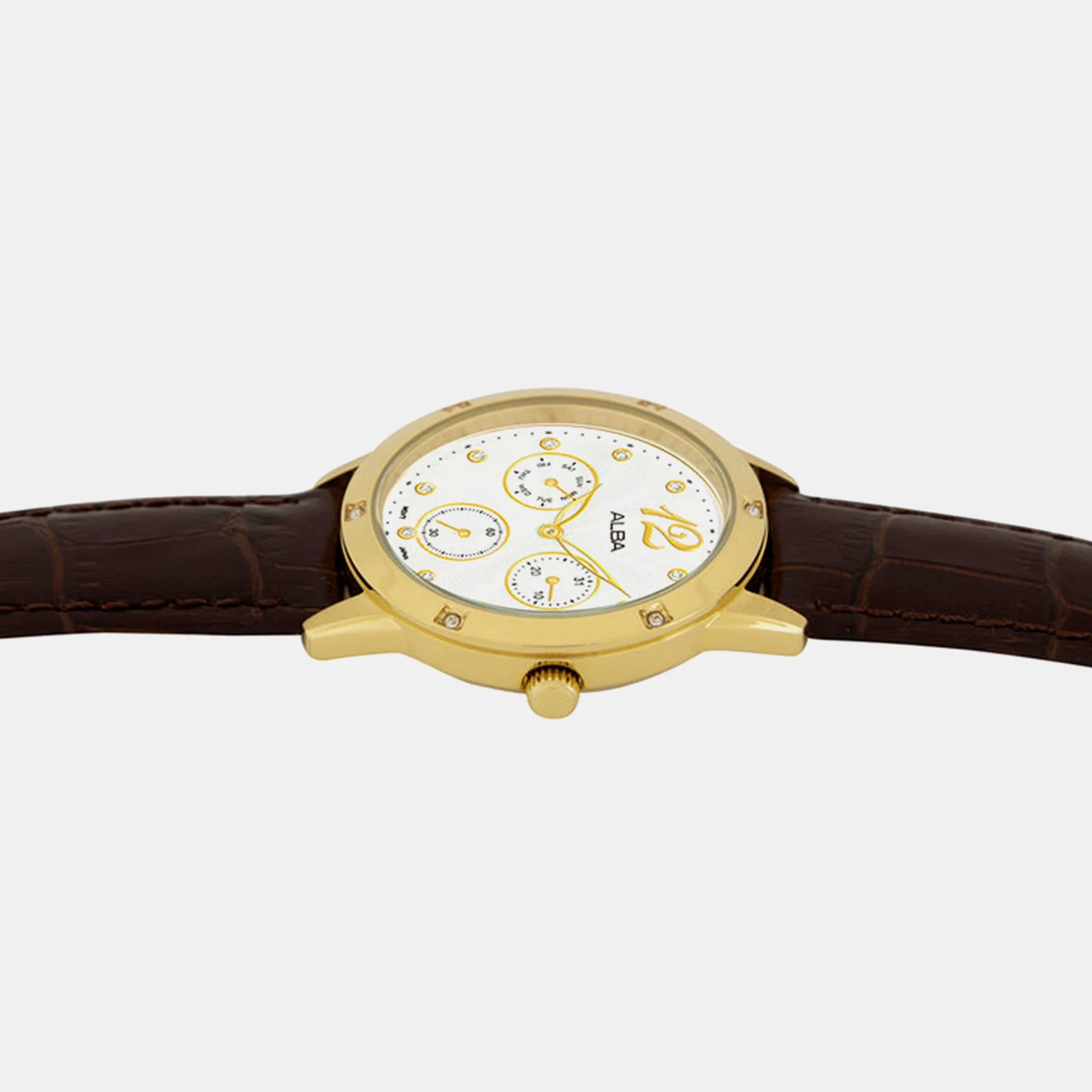 Fashion Men Quartz White Dial Analog Leather Watch AP6718X1 - Image 5