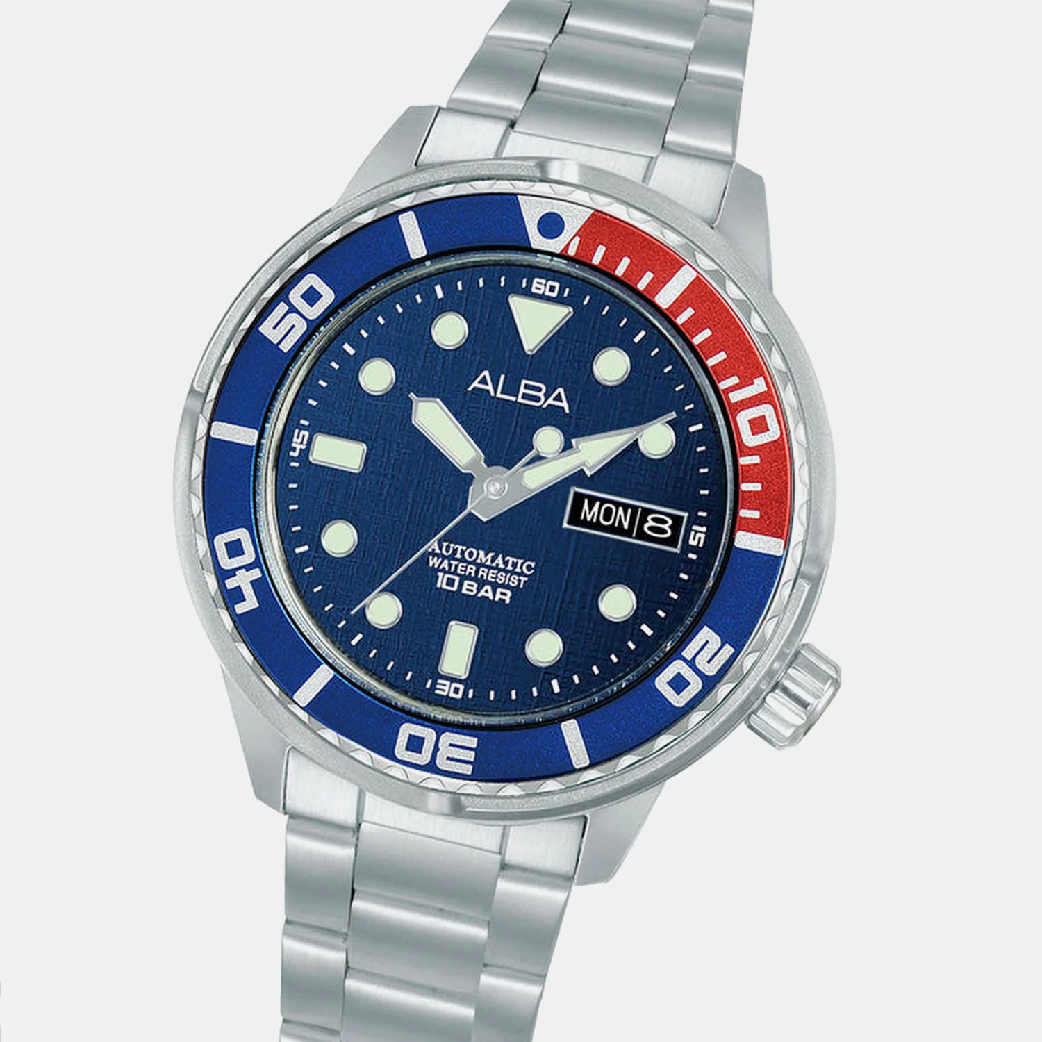 Men Automatic Blue Dial Analog Steel Watch AL4771X2 - Image 3
