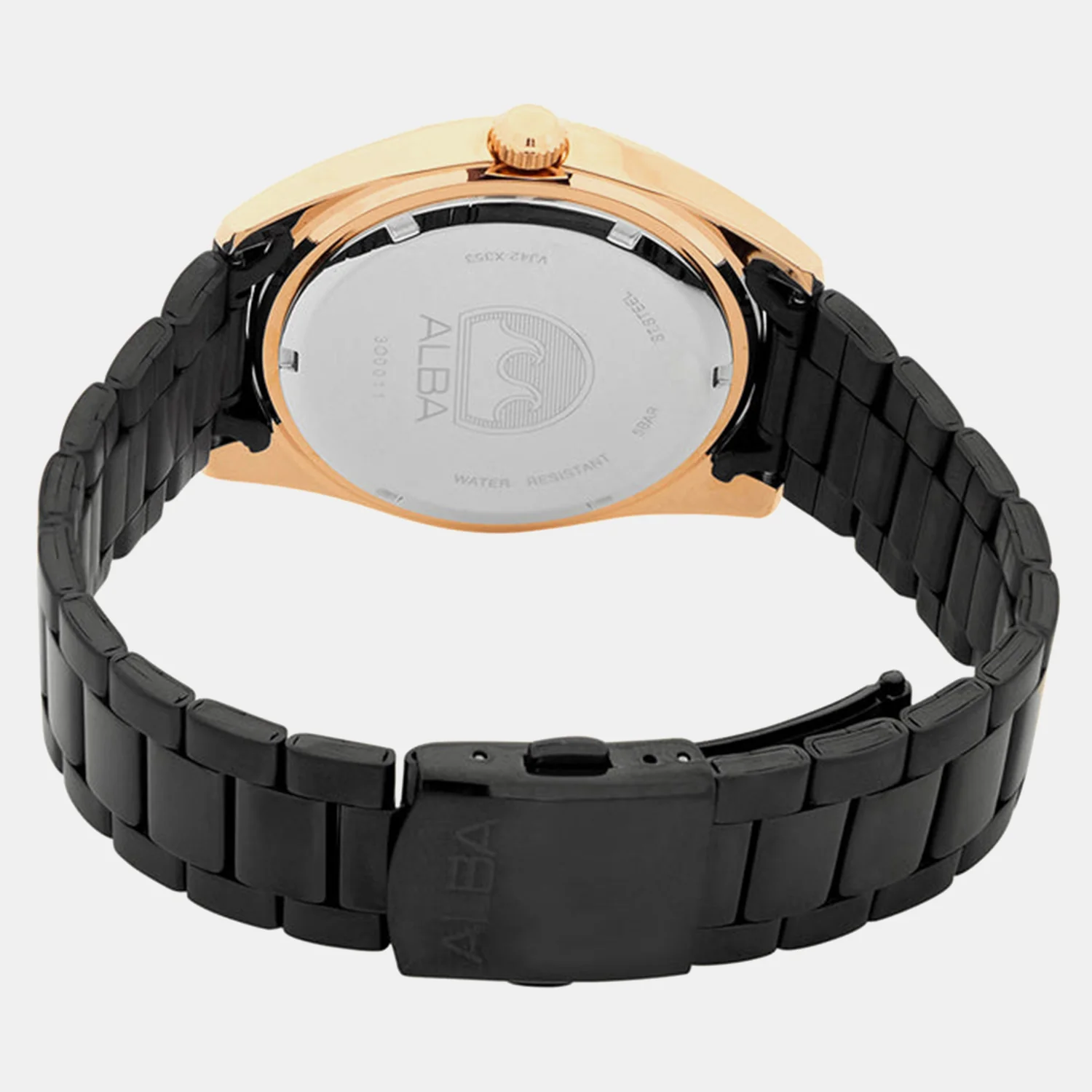 Men Quartz Black Dial Analog Stainless Steel Watch AS9T56X1 - Image 3