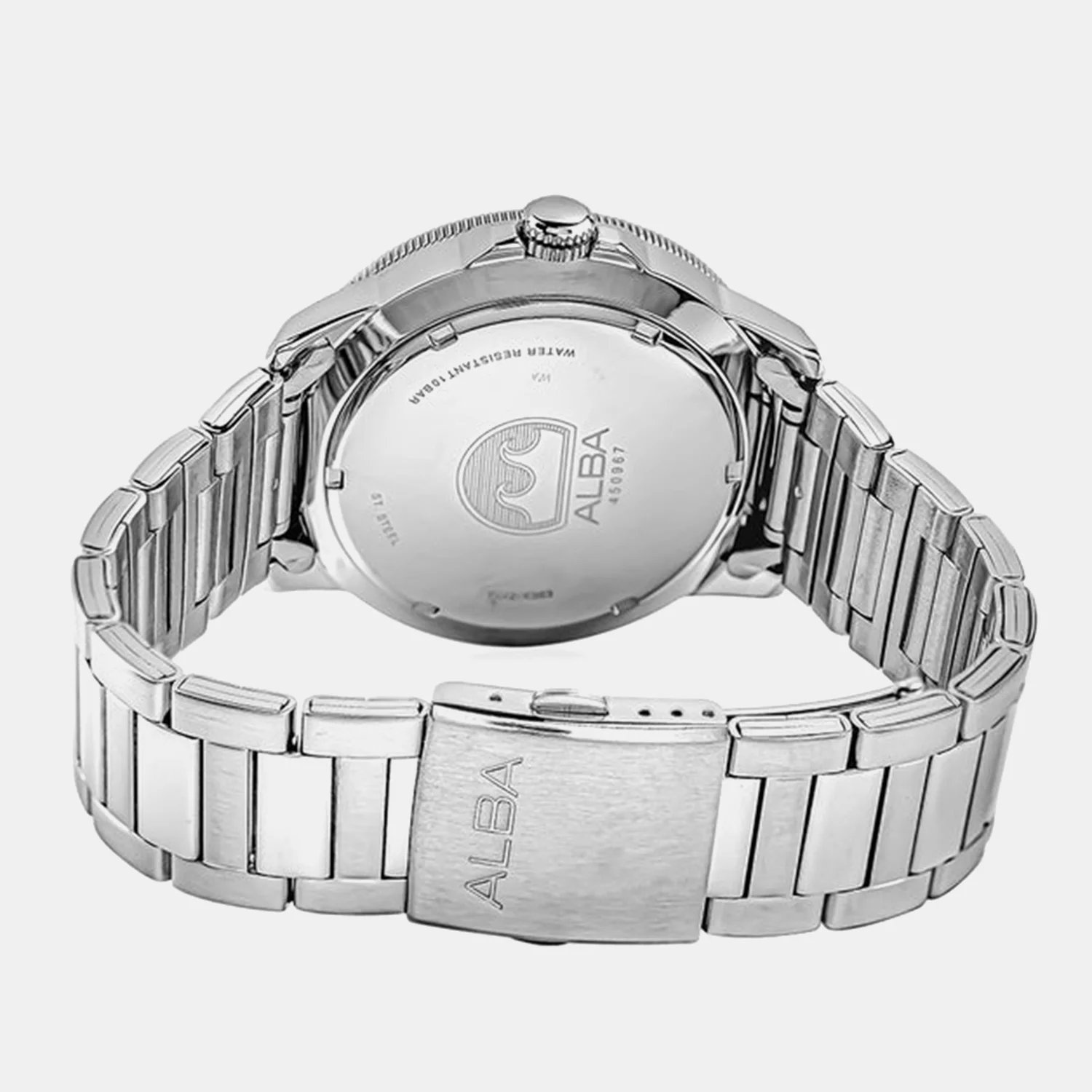 Men Quartz Black Dial Analog Stainless Steel Watch AS9T99X1 - Image 4