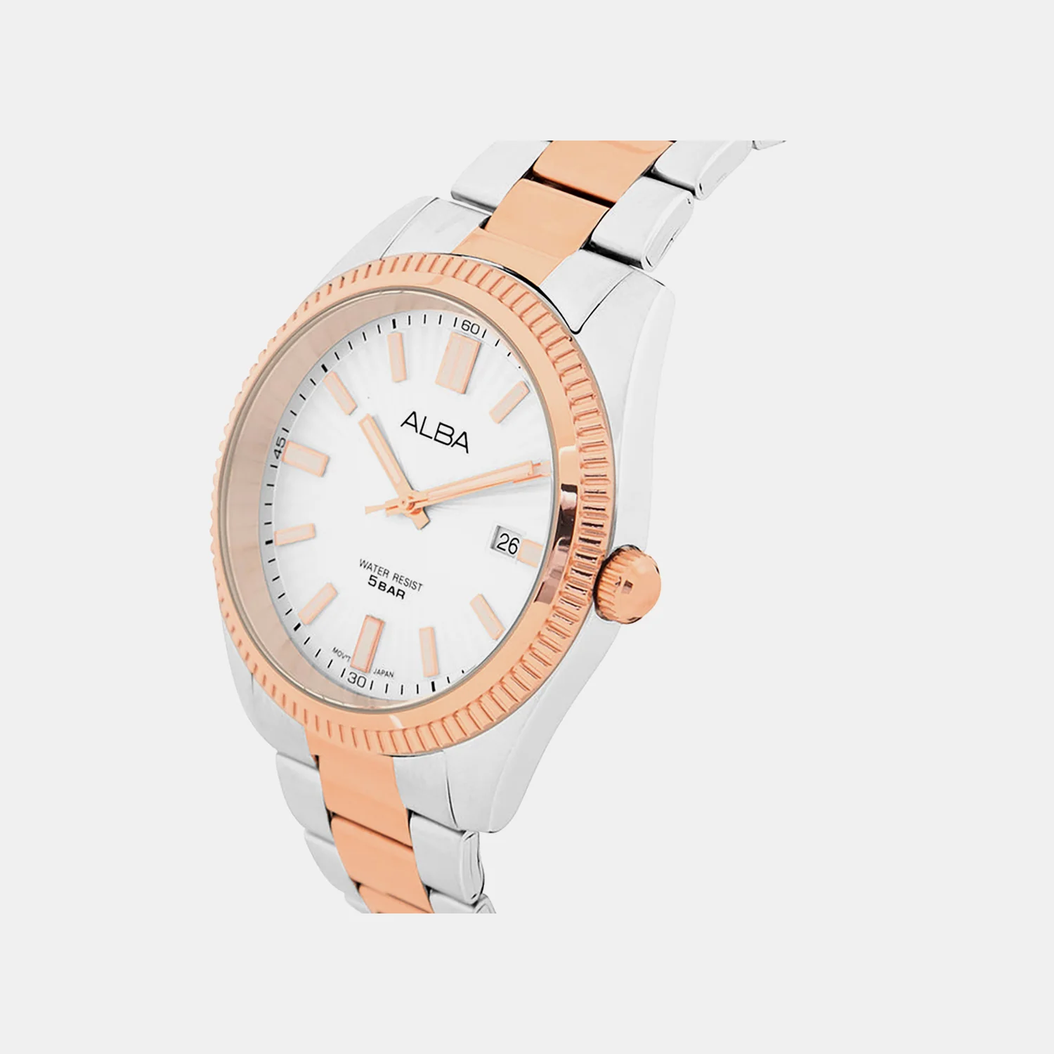 Men Quartz Silver Dial Analog Stainless Steel Watch AS9S62X1 - Image 2