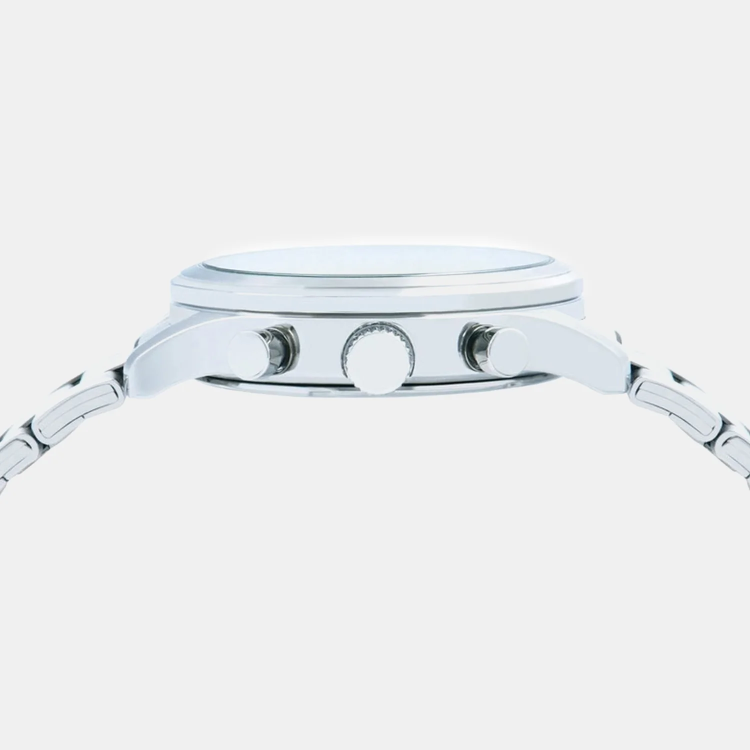 Men Quartz Silver Dial Chronograph Stainless Steel Watch AT3K55X1 - Image 3