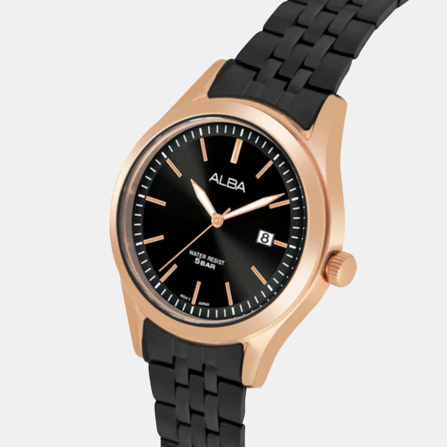 Onyx Women Quartz Black Dial Analog Stainless Steel Watch AH7CE2X1 - Image 2