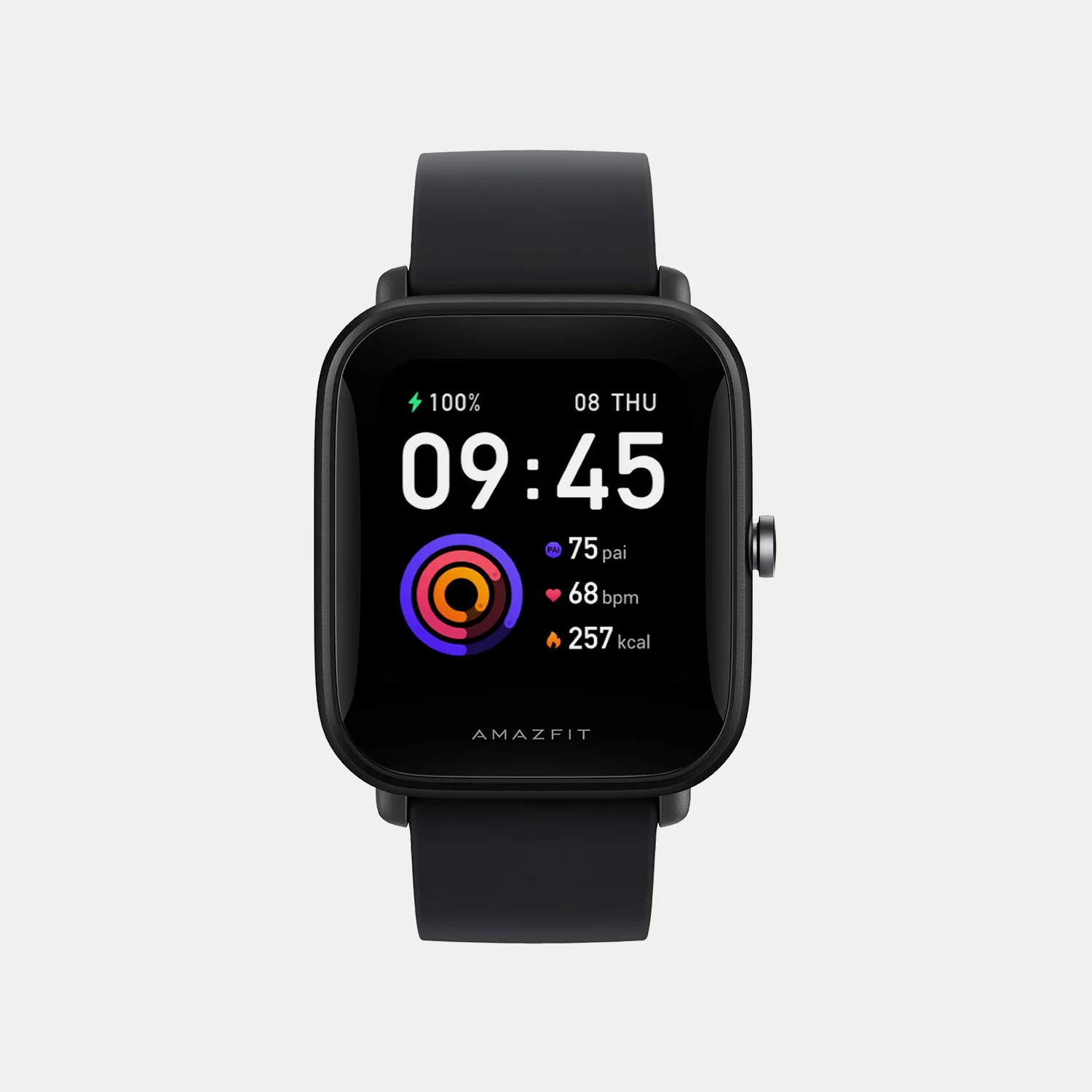Bip Unisex Quartz Black Dial Digital Watch Bip U Black