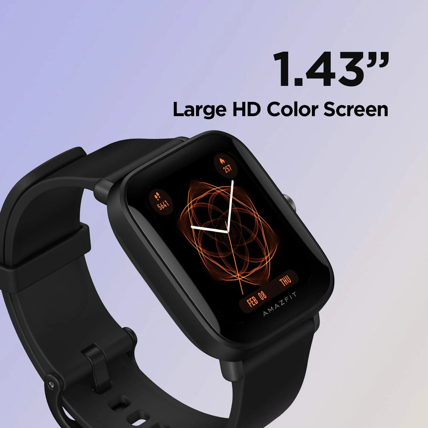 Bip Unisex Quartz Black Dial Digital Watch Bip U Black - Image 4