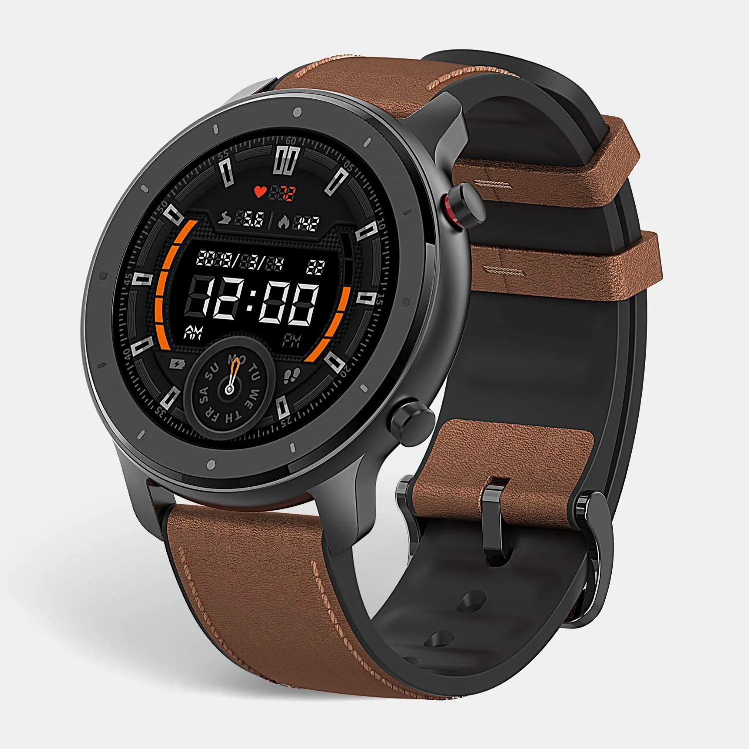 Gtr Men Quartz Black Dial Digital Silicone Watch Gtr 47 Mm Aluminium Alloy - Image 2