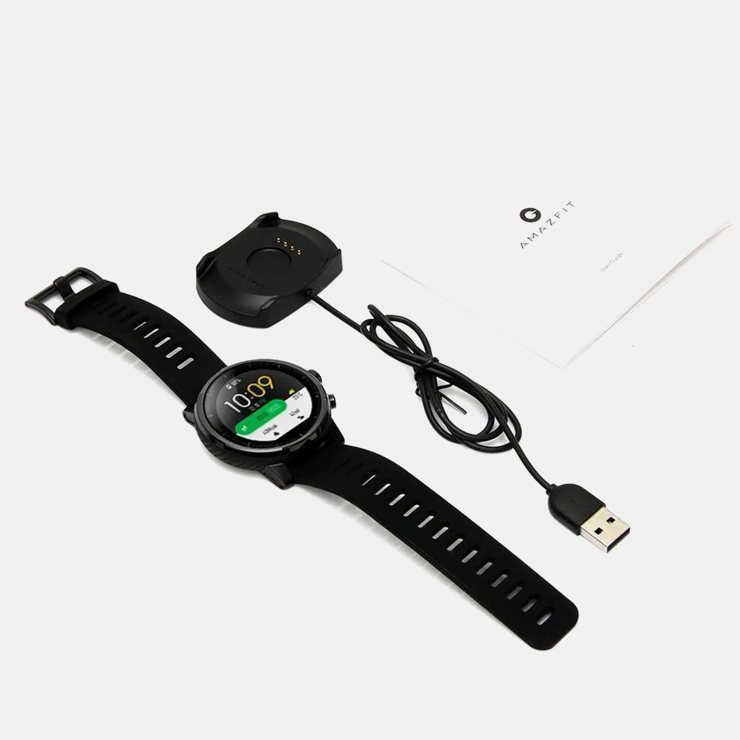 Stratos Men Quartz Black Dial Digital Silicone Watch Stratos Black - Image 3