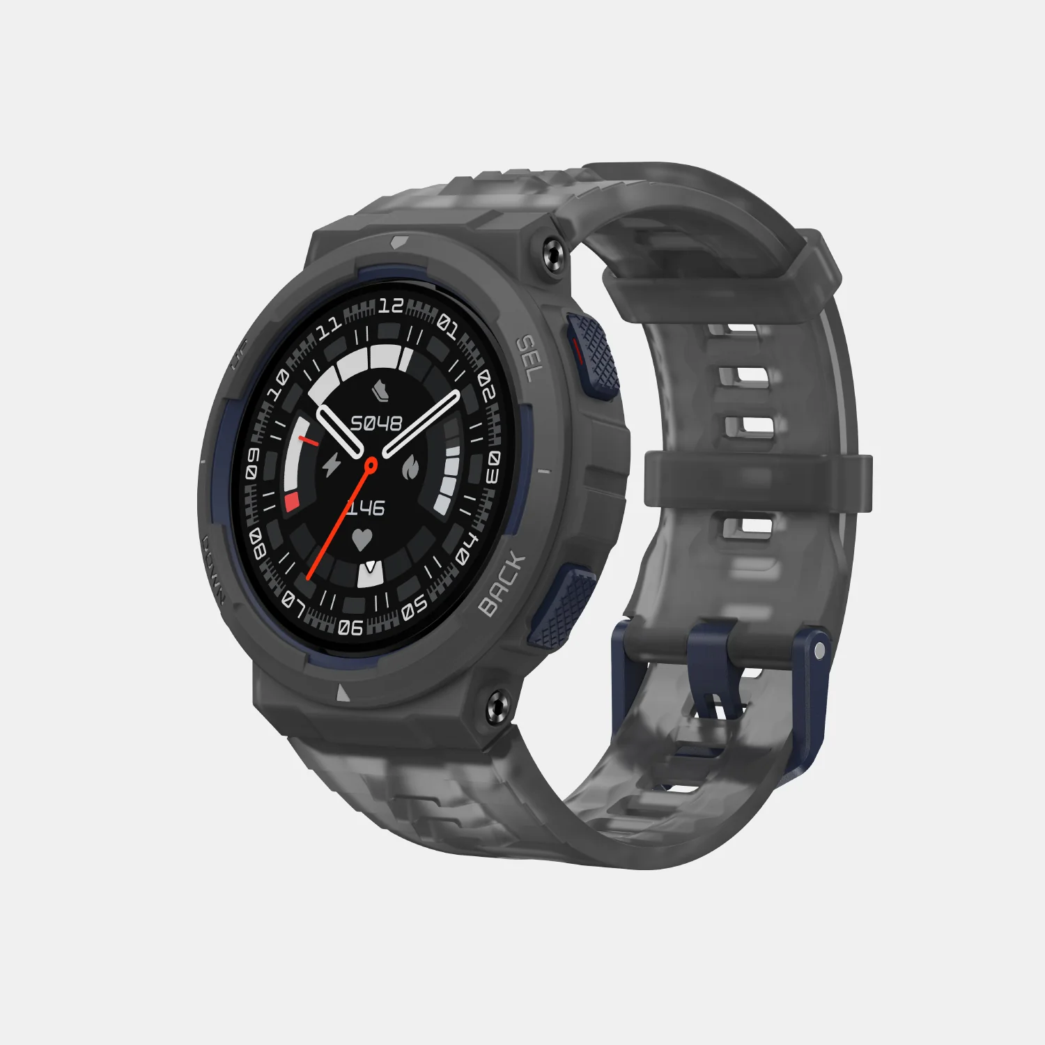 Unisex Processor Midnight Pulse Dial LCD Silicone Watch AMAZFIT ACTIVE EDGE MIDNIGHT PULSE - Image 3