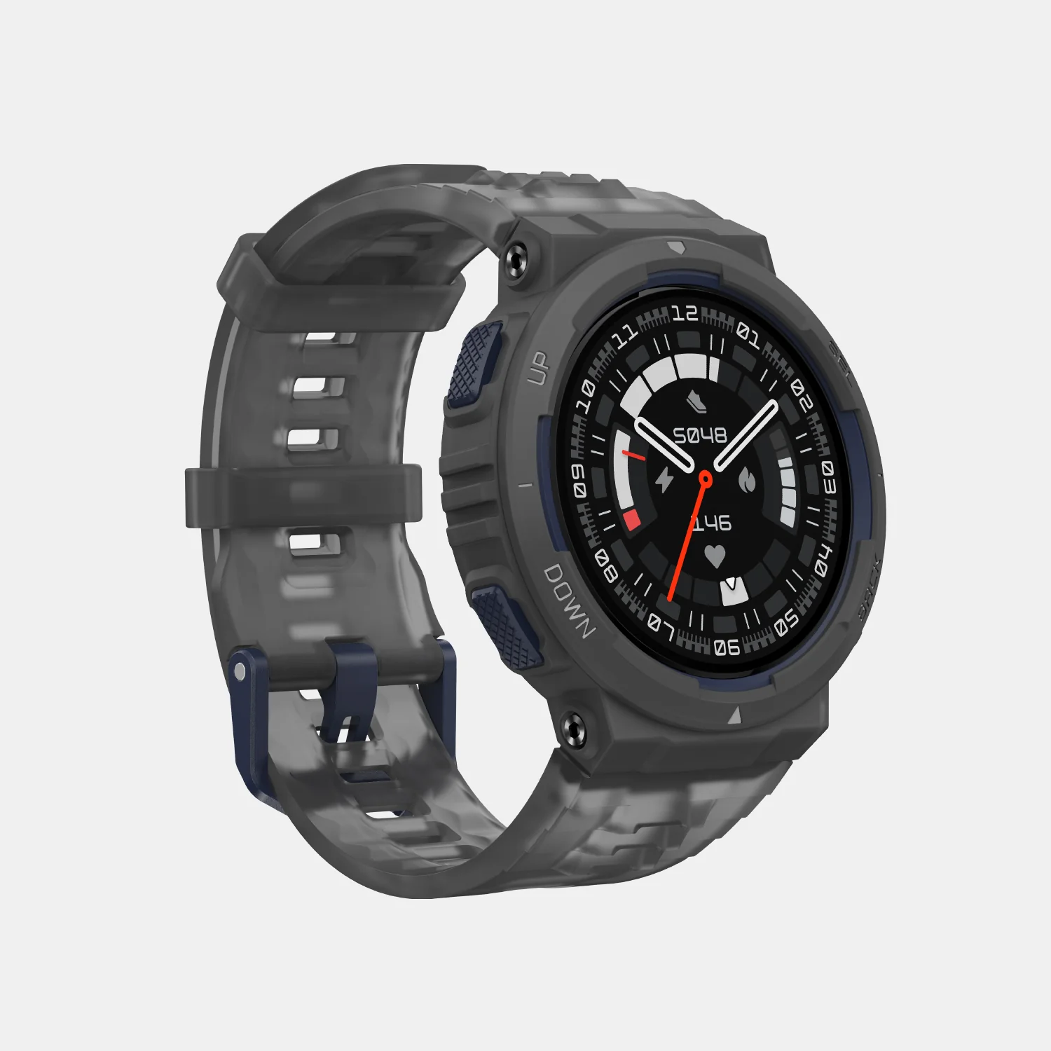 Unisex Processor Midnight Pulse Dial LCD Silicone Watch AMAZFIT ACTIVE EDGE MIDNIGHT PULSE - Image 4
