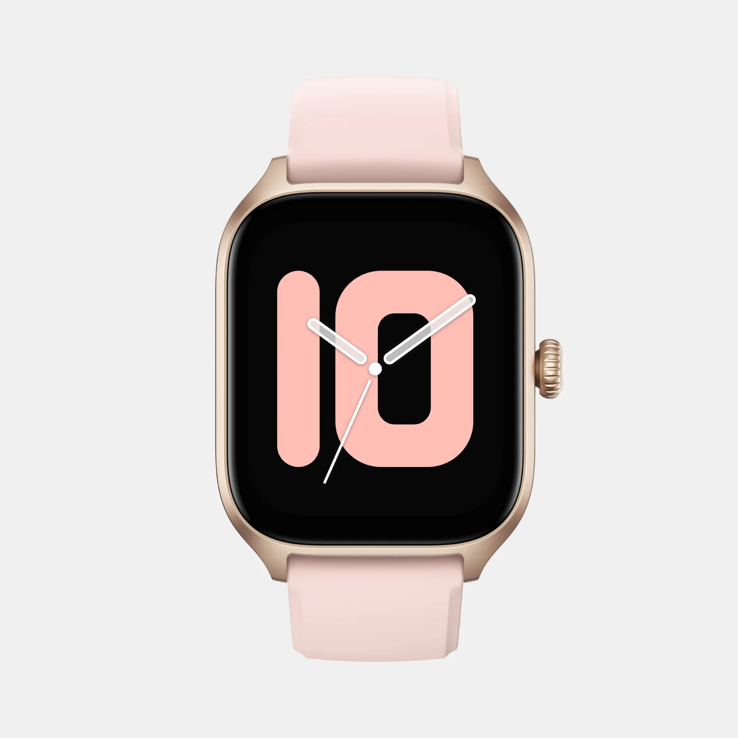 Unisex Processor Rosebud Pink Dial Amoled Silicone Watch GTS 4 PINK - Image 2
