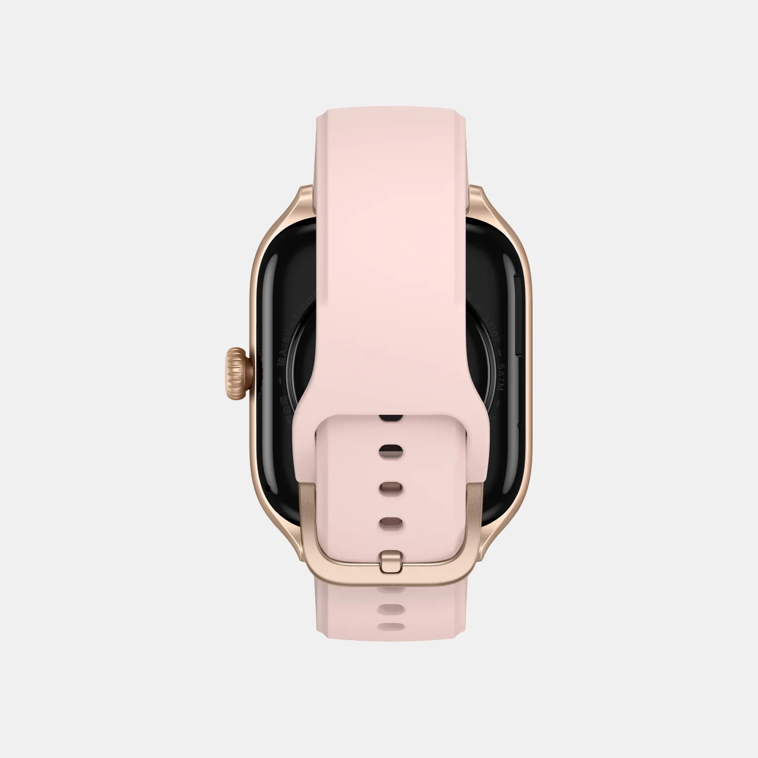 Unisex Processor Rosebud Pink Dial Amoled Silicone Watch GTS 4 PINK - Image 6