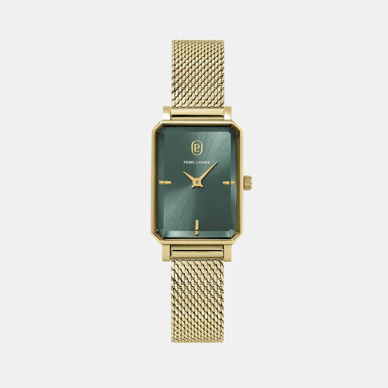 Ariane Women Quartz Green Dial Analog Mesh Watch 172F572