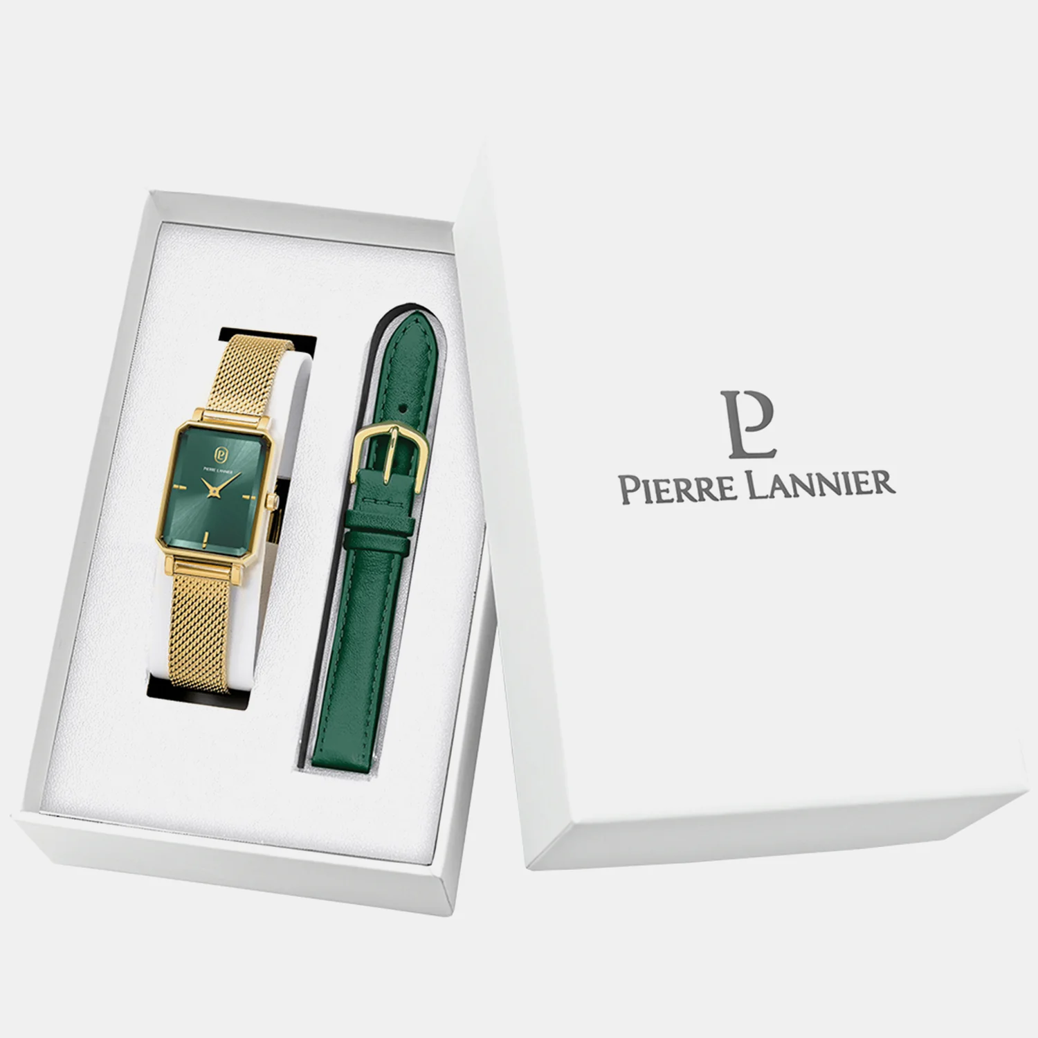 Ariane Women Quartz Green Dial Analog Mesh Watch 172F572 - Image 4