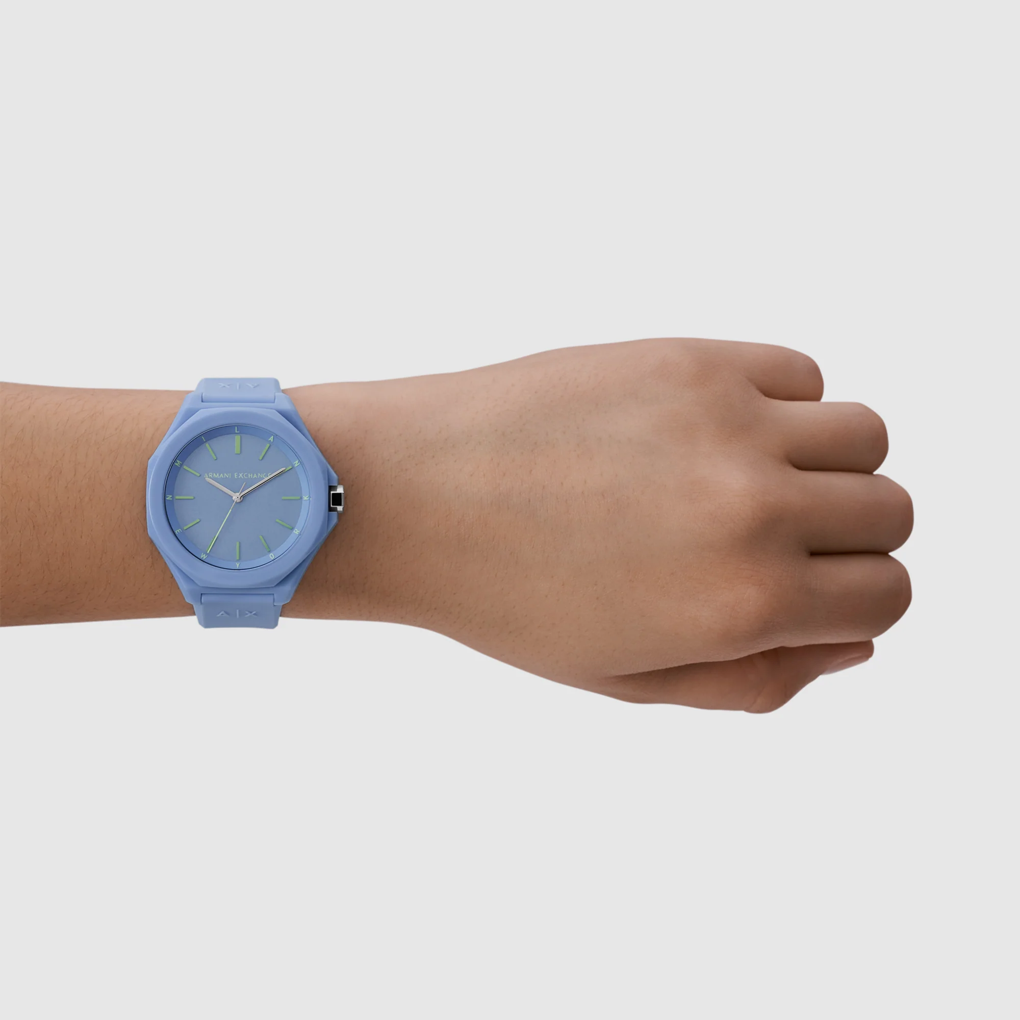Andrea Women Quartz Blue Dial Analog Silicone Watch AX4611 - Image 4
