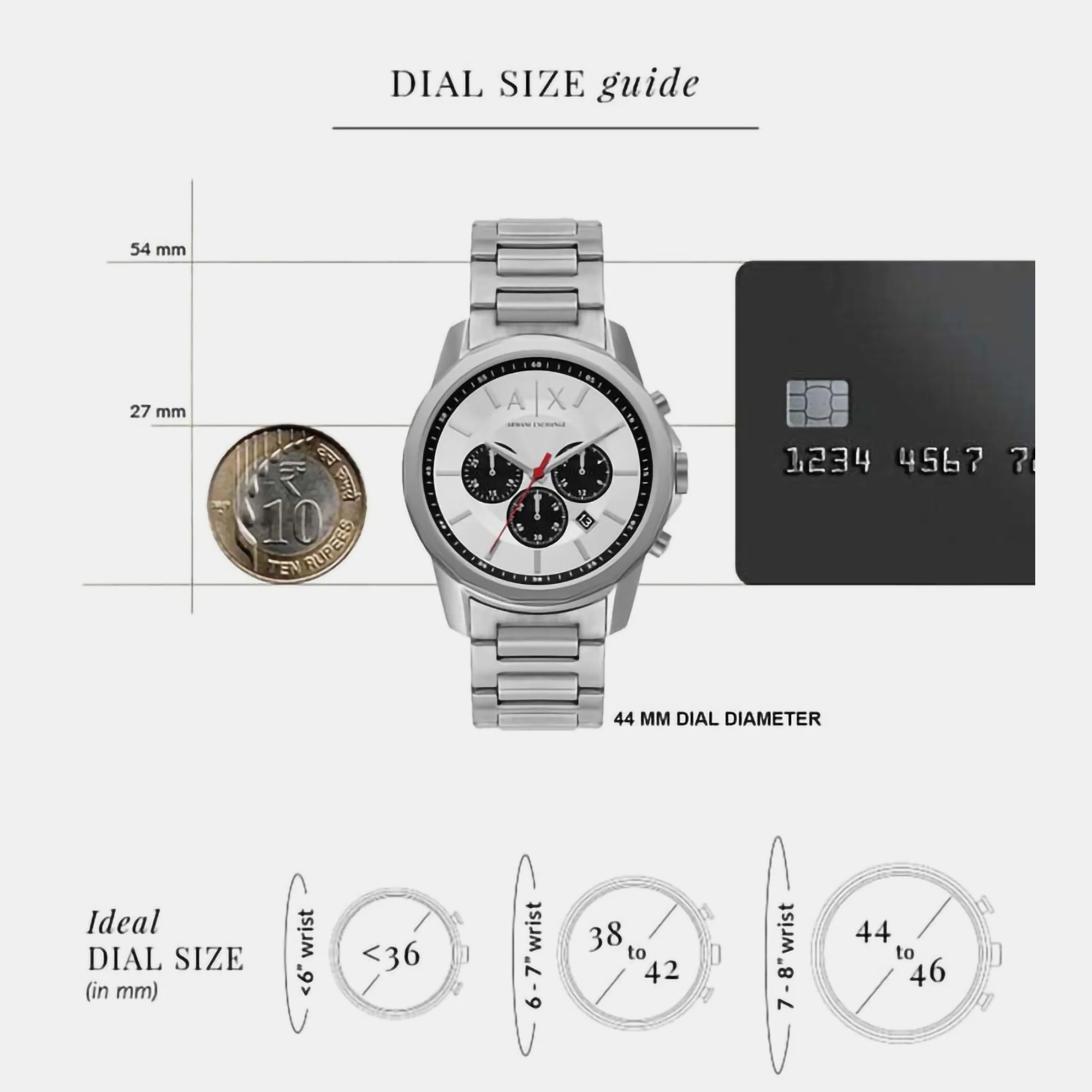 Banks Men Quartz Silver Dial Chronograph Stainless Steel Watch AX1742 - Image 5