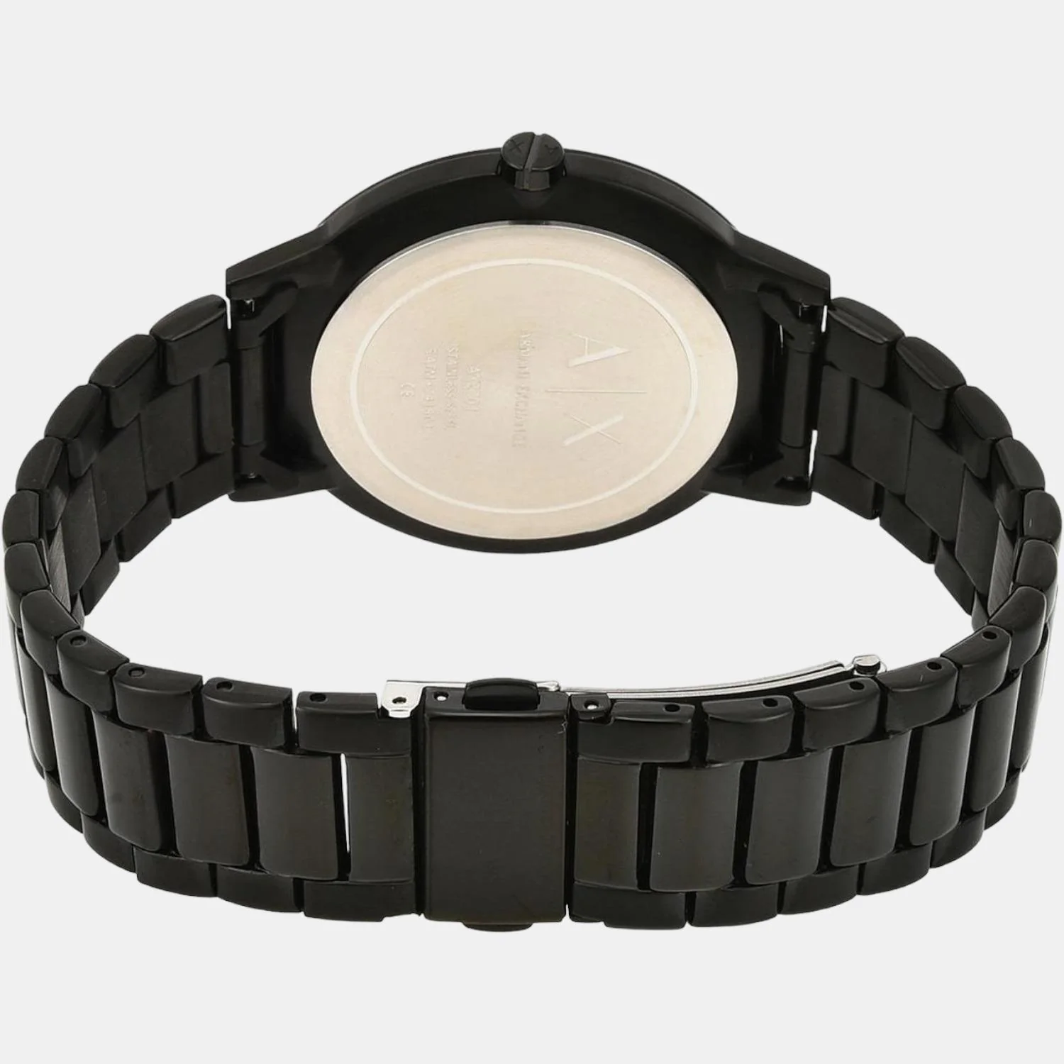 Cayde Men Quartz Black Dial Analog Stainless Steel Watch AX2701 - Image 3