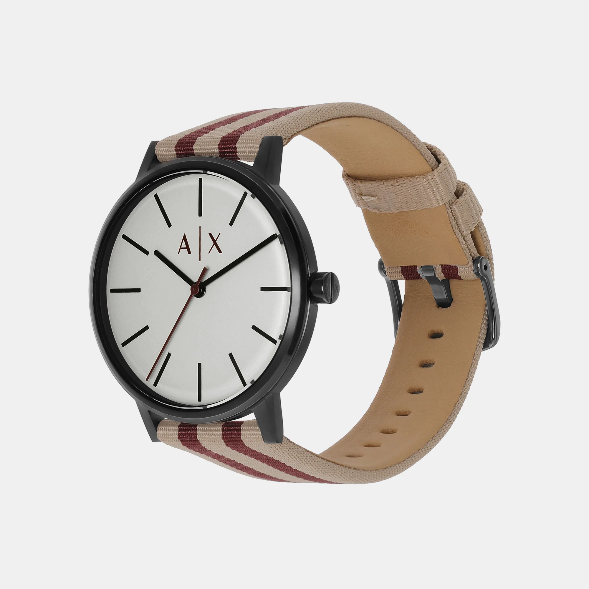 Cayde Men Quartz White Dial Analog Fabric Watch AX2759 - Image 5