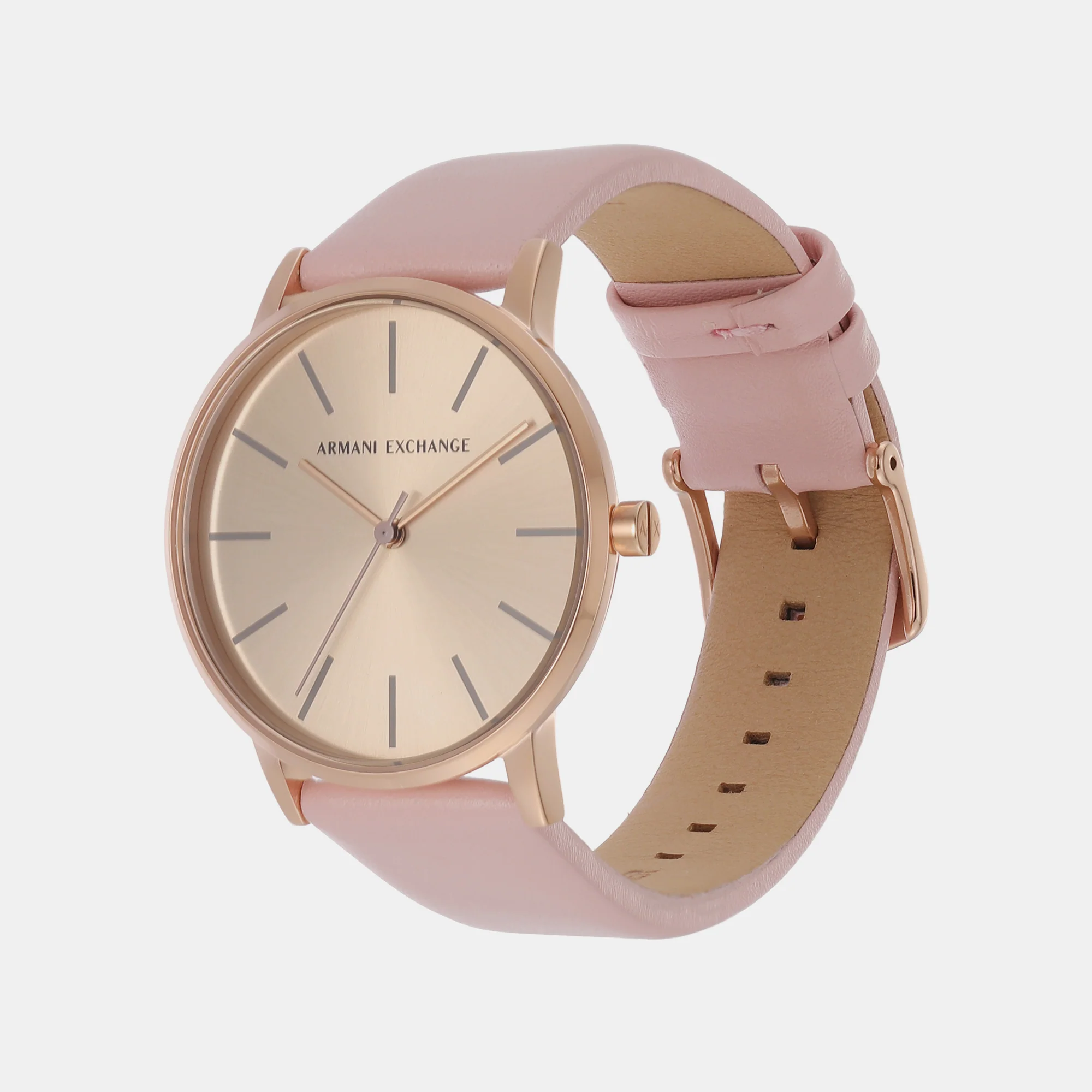 Lola Women Quartz Rose Gold Dial Analog Leather Watch AX7150SET - Image 4