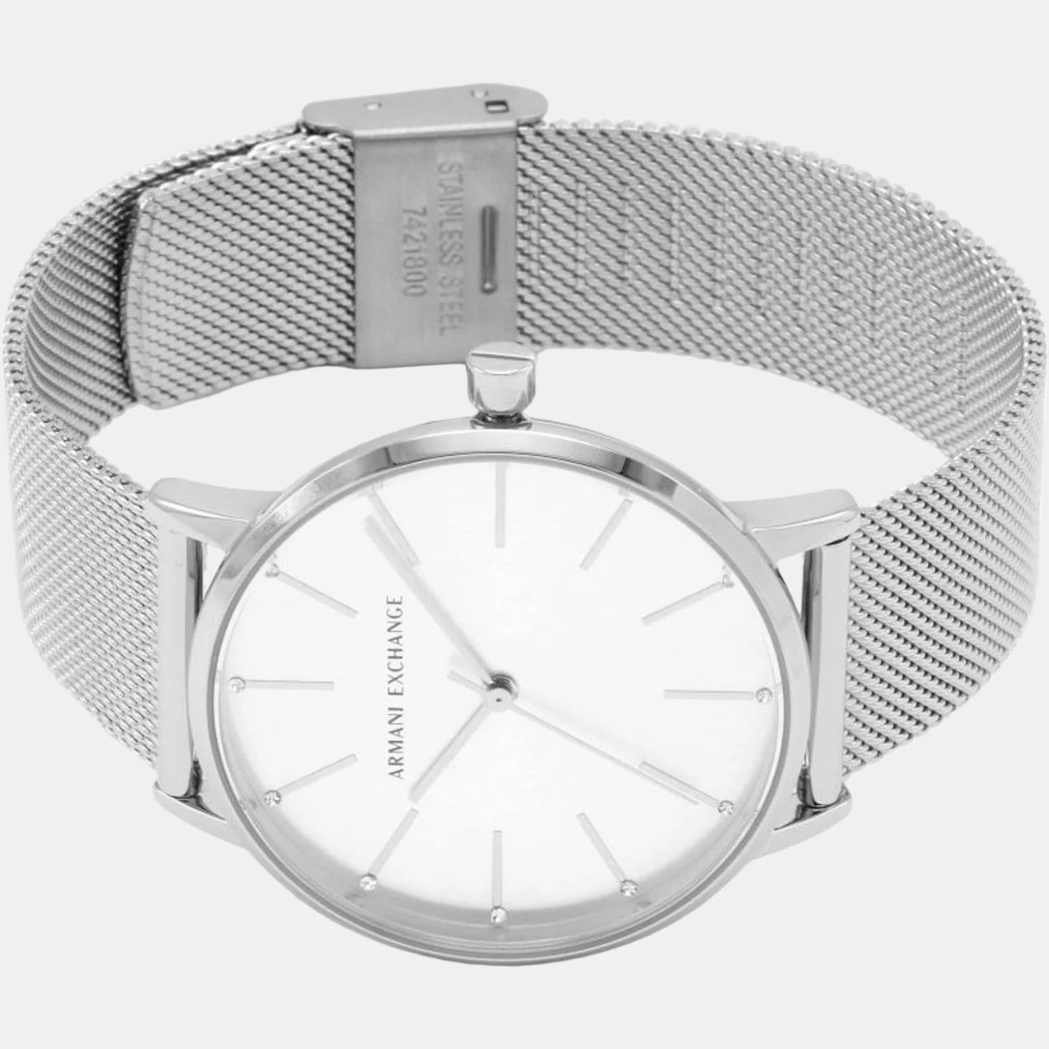 Lola Women Quartz Silver Dial Analog Stainless Steel Watch AX5535 - Image 2