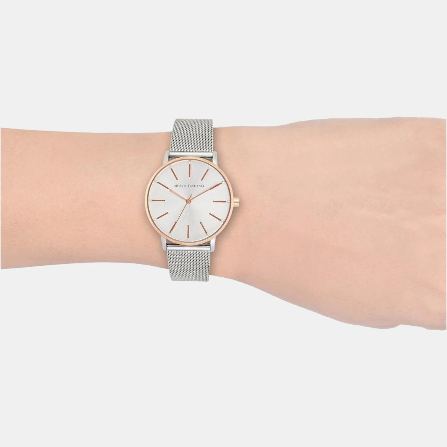 Lola Women Quartz Silver Dial Analog Stainless Steel Watch AX5537 - Image 5