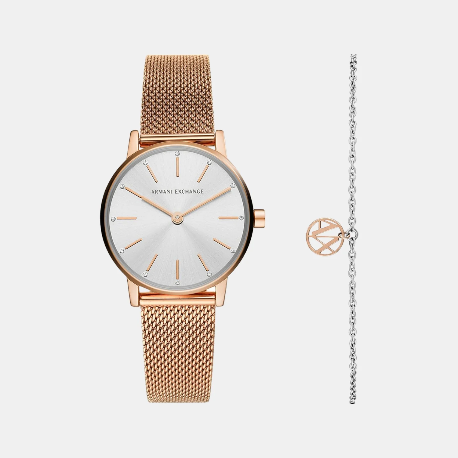 Lola Women Quartz Silver Dial Analog Stainless Steel Watch AX7121 - Image 2