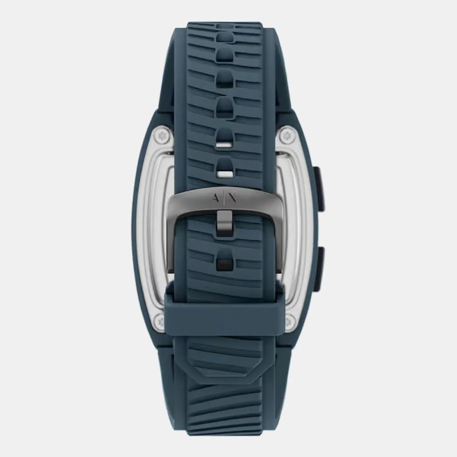Men Automatic Grey Dial Digital Silicone Watch AX2970 - Image 3