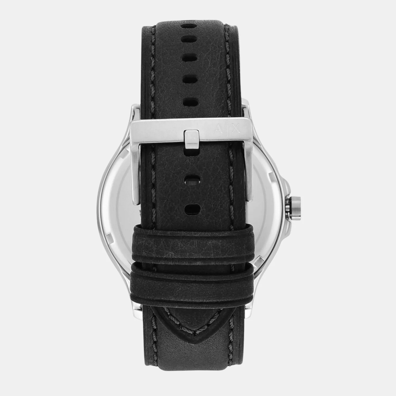 Men Quartz Black Dial Analog Leather Watch AX2101 - Image 5