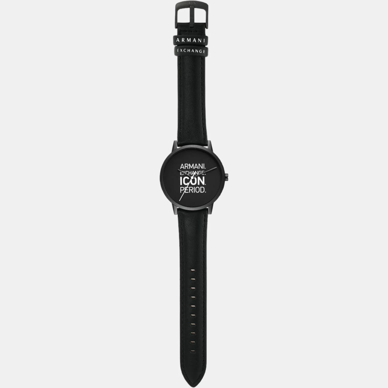 Men Quartz Black Dial Analog Leather Watch AX2732 - Image 7
