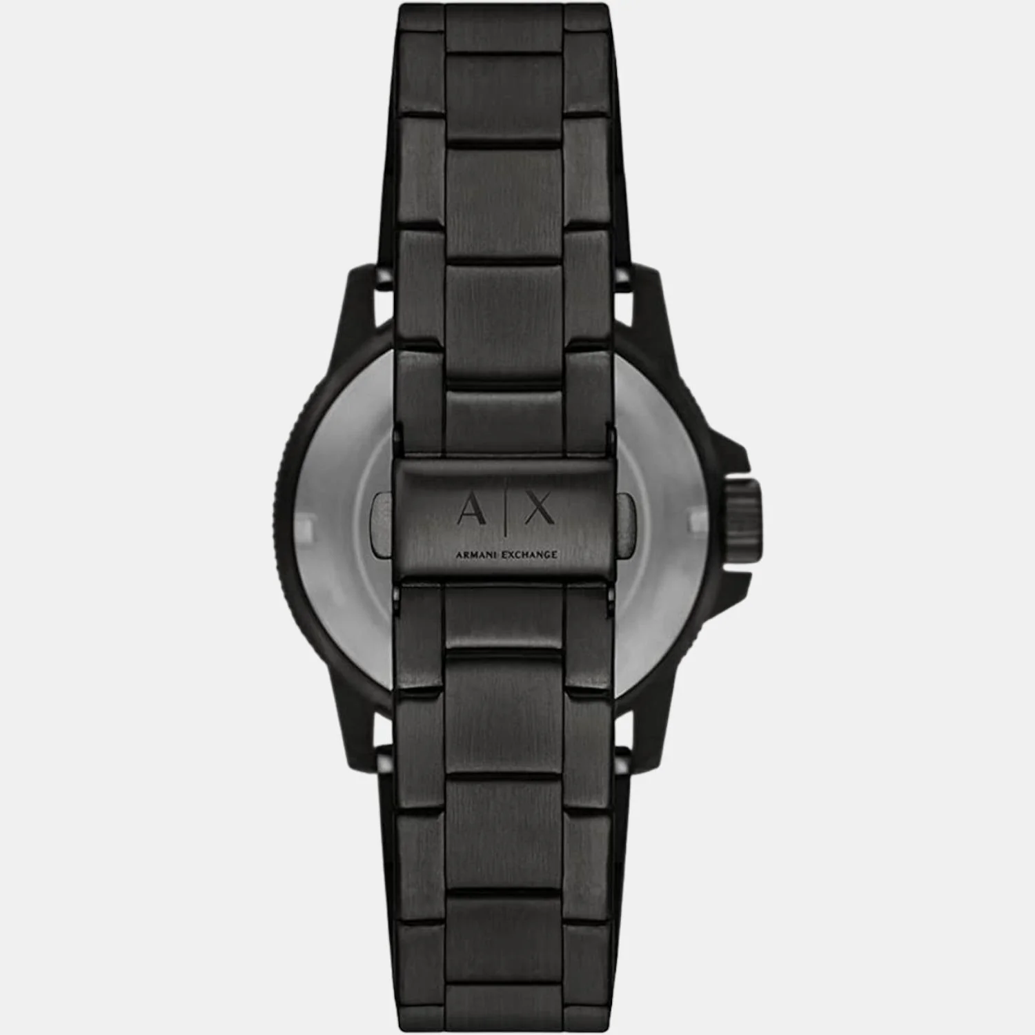 Men Quartz Black Dial Analog Stainless Steel Watch AX1855 - Image 3