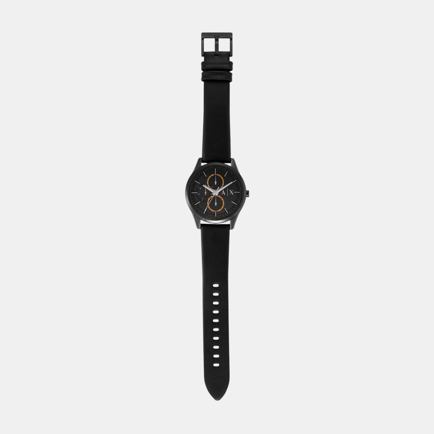 Men Quartz Black Dial Multi-Function Leather Watch AX1886 - Image 7