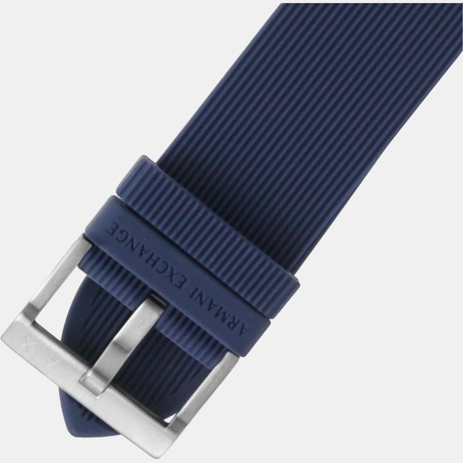 Men Quartz Blue Dial Analog Silicone Watch AX2421 - Image 6