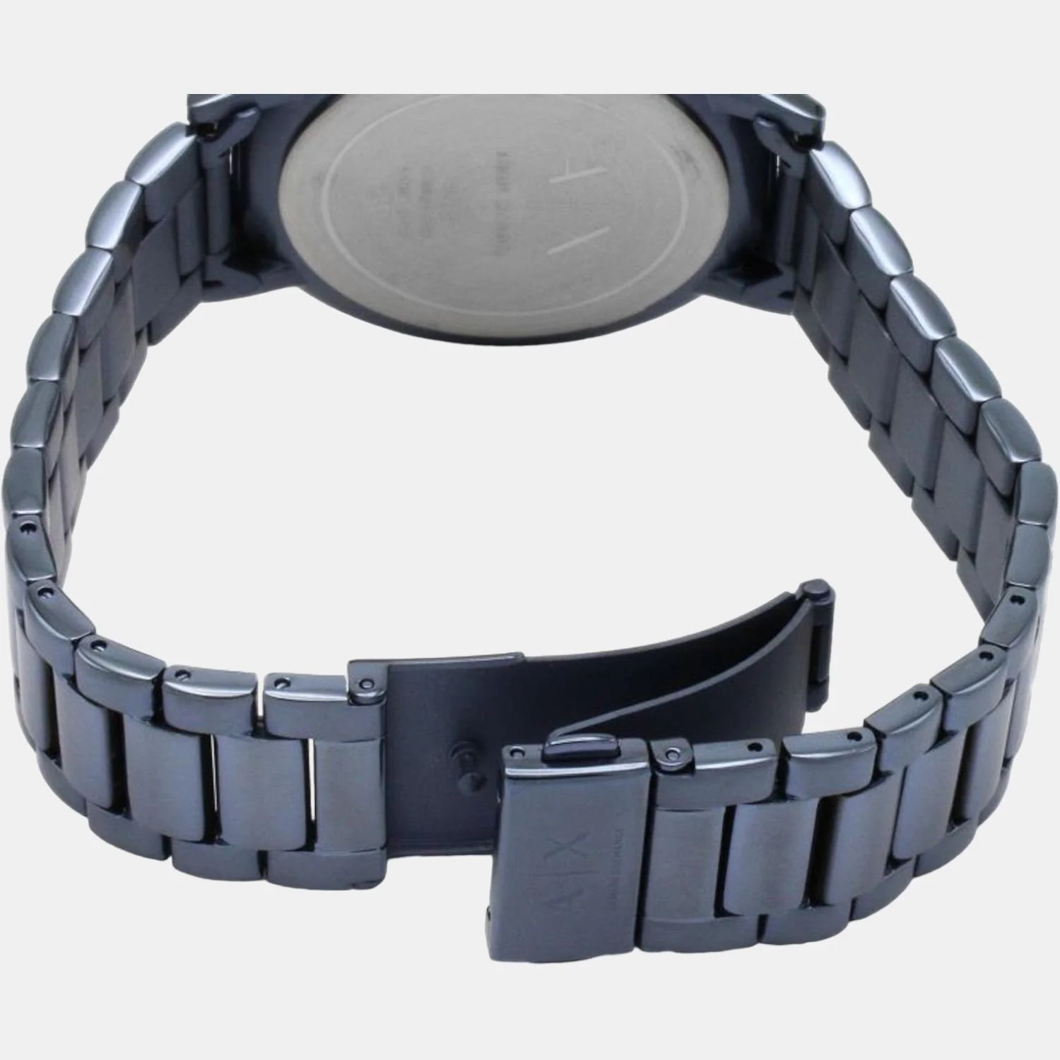 Men Quartz Blue Dial Analog Stainless Steel Watch AX2702 - Image 5