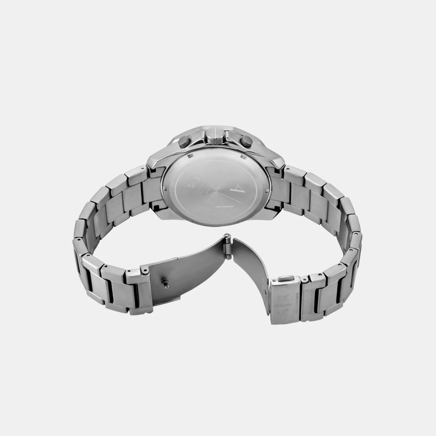 Men Quartz Blue Dial Chronograph Stainless Steel Watch AX1967 - Image 7
