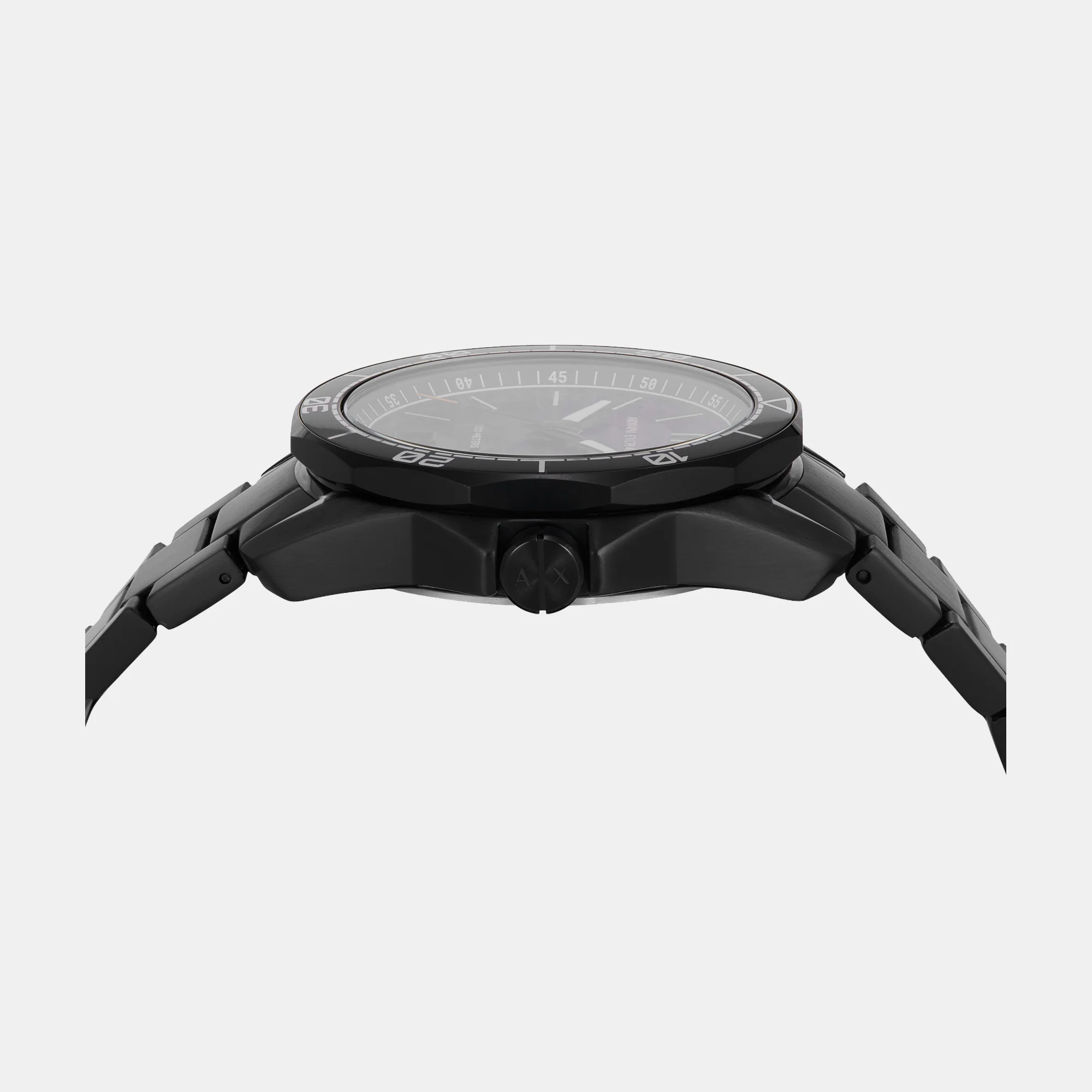 Men Quartz Dual Tone Dial Analog Stainless Steel Watch AX1964 - Image 3