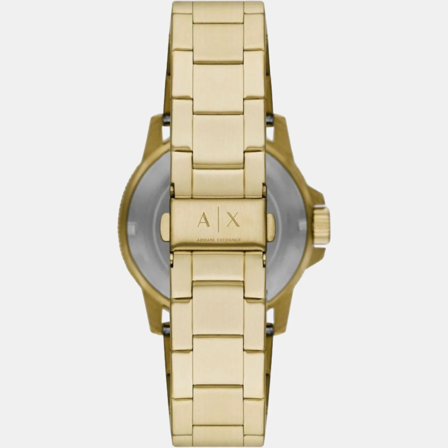 Men Quartz Gold Dial Analog Stainless Steel Watch AX1854 - Image 3